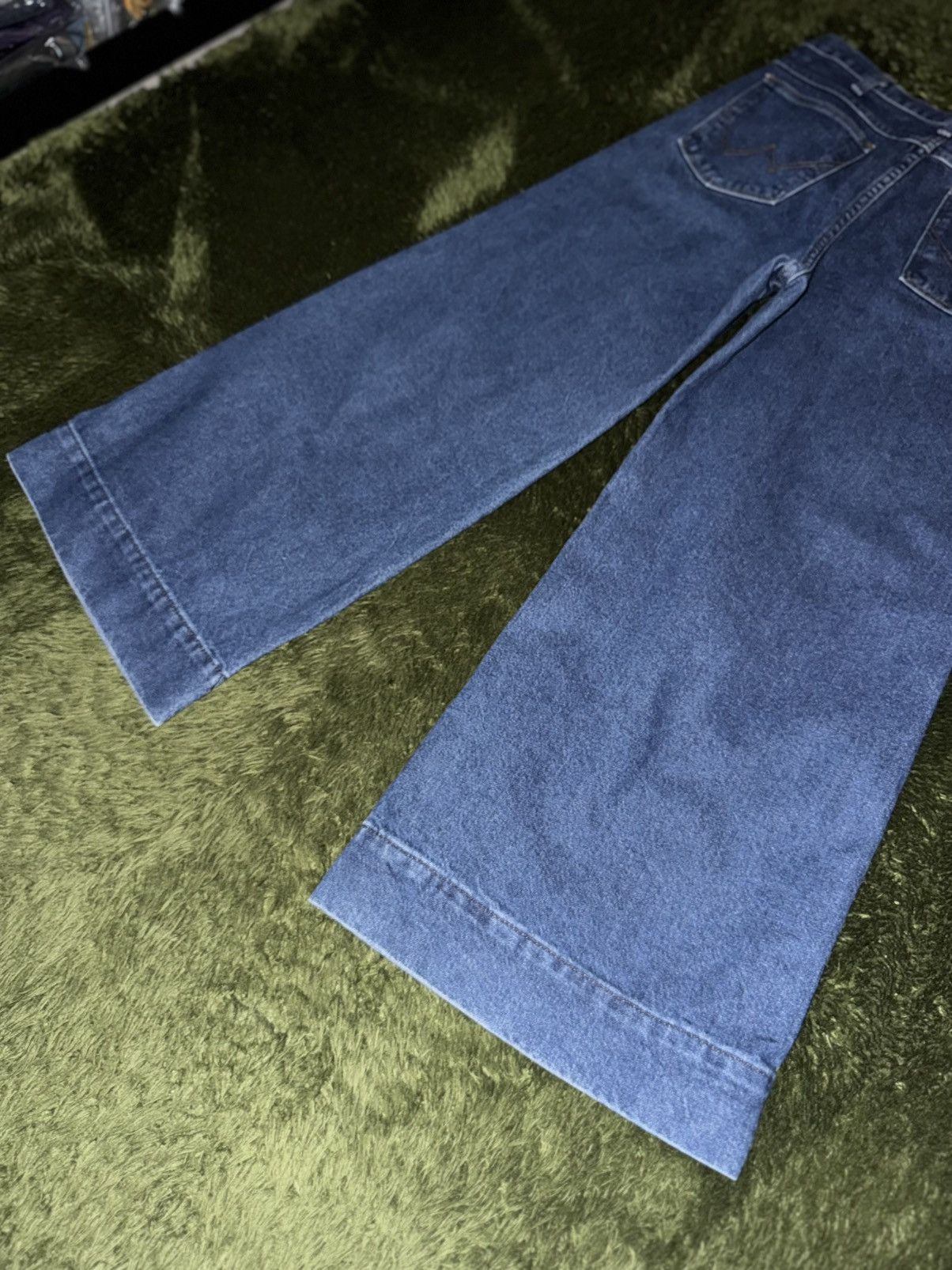 Wrangler [M] Wrangler Made in Japan Wide Denim Pants Size 29" - 11 Thumbnail