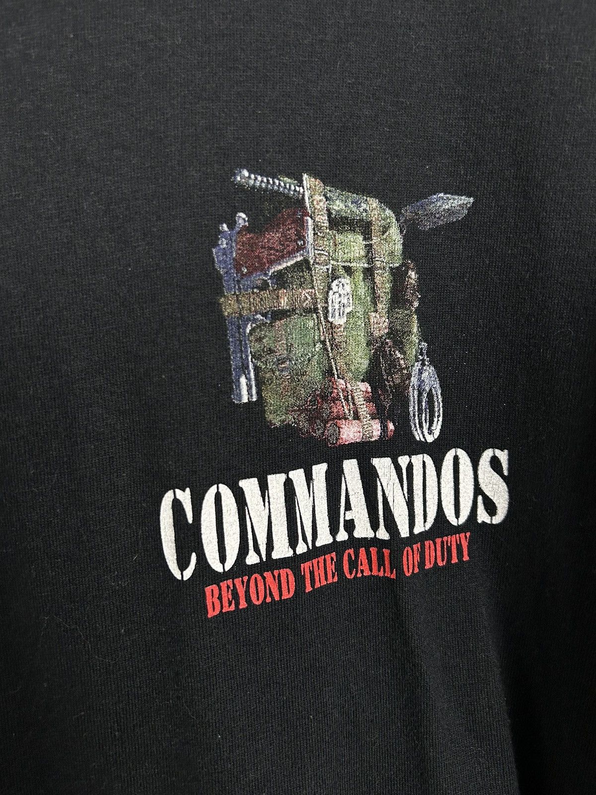 Vintage Commandos Beyond The Call Of Duty 1999 Game Promo T-Shirt Size US XL / EU 56 / 4 - 5 Thumbnail