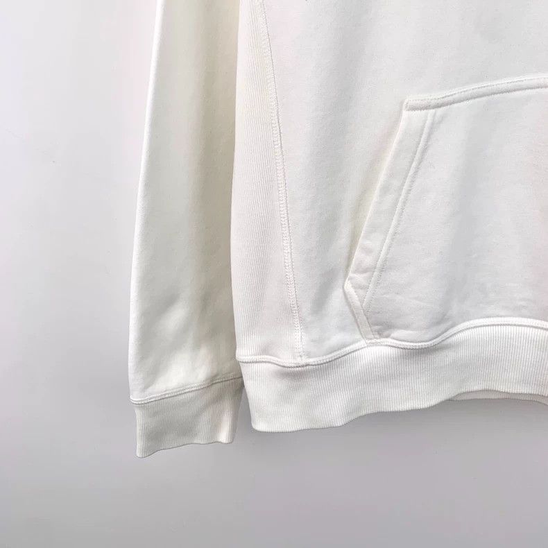 Dior Dior White logo letter hooded long-sleeved sweatshirt 2506- Size US L / EU 52-54 / 3 - 5 Thumbnail