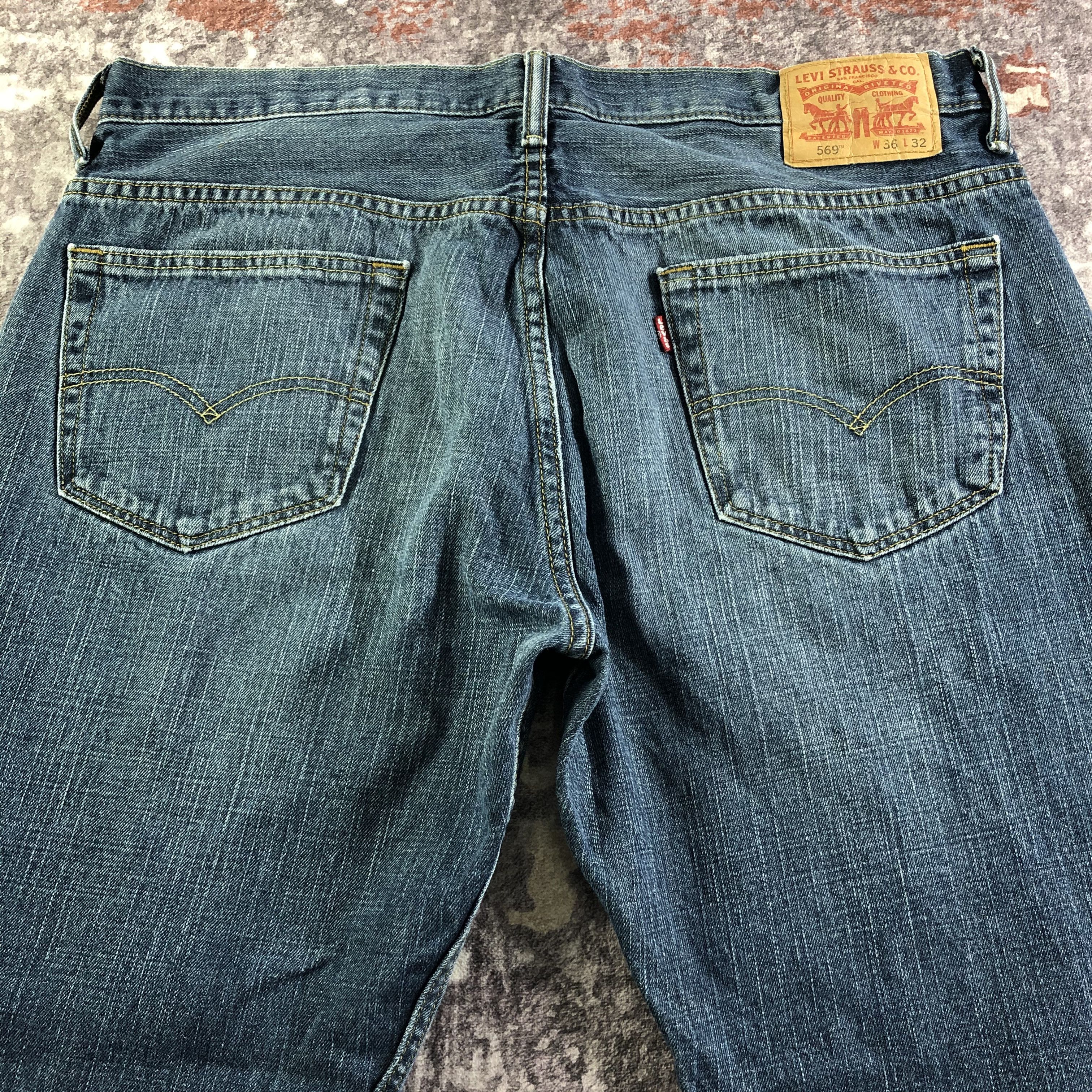 Levi's × Vintage Vintage Blue Wash Levis 569 Jeans-JM3398 Size US 38 / EU 54 - 5 Thumbnail