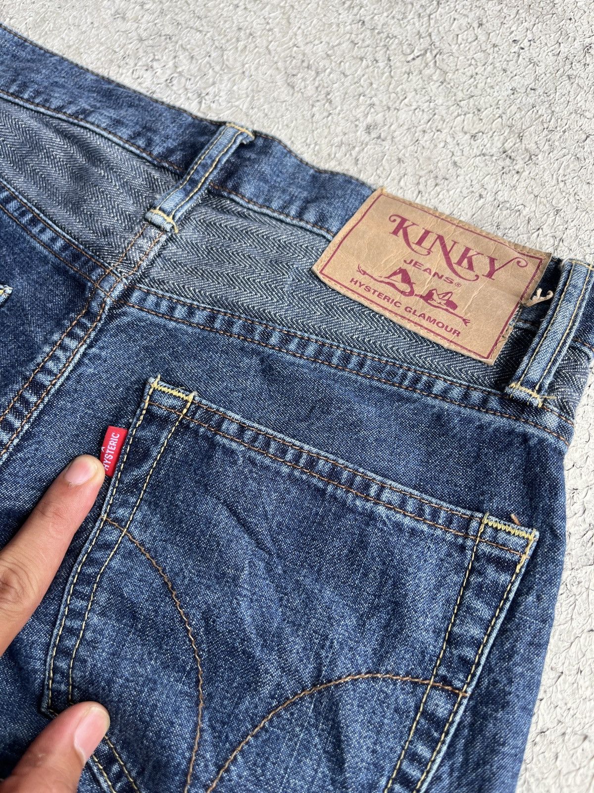 Hysteric Glamour × If Six Was Nine × Le Grande Bleu (L.G.B.) Vintage Hysteric Glamour Kinky Panel Jeans Size US 28 / EU 44 - 6 Thumbnail