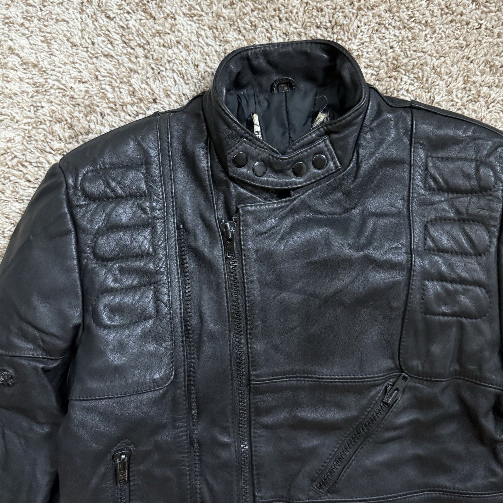 Harley Davidson × Hein Gericke × Vintage Harley Davidson Hein Gericke Black Leather Motorcycle Jacket Size US M / EU 48-50 / 2 - 3 Thumbnail