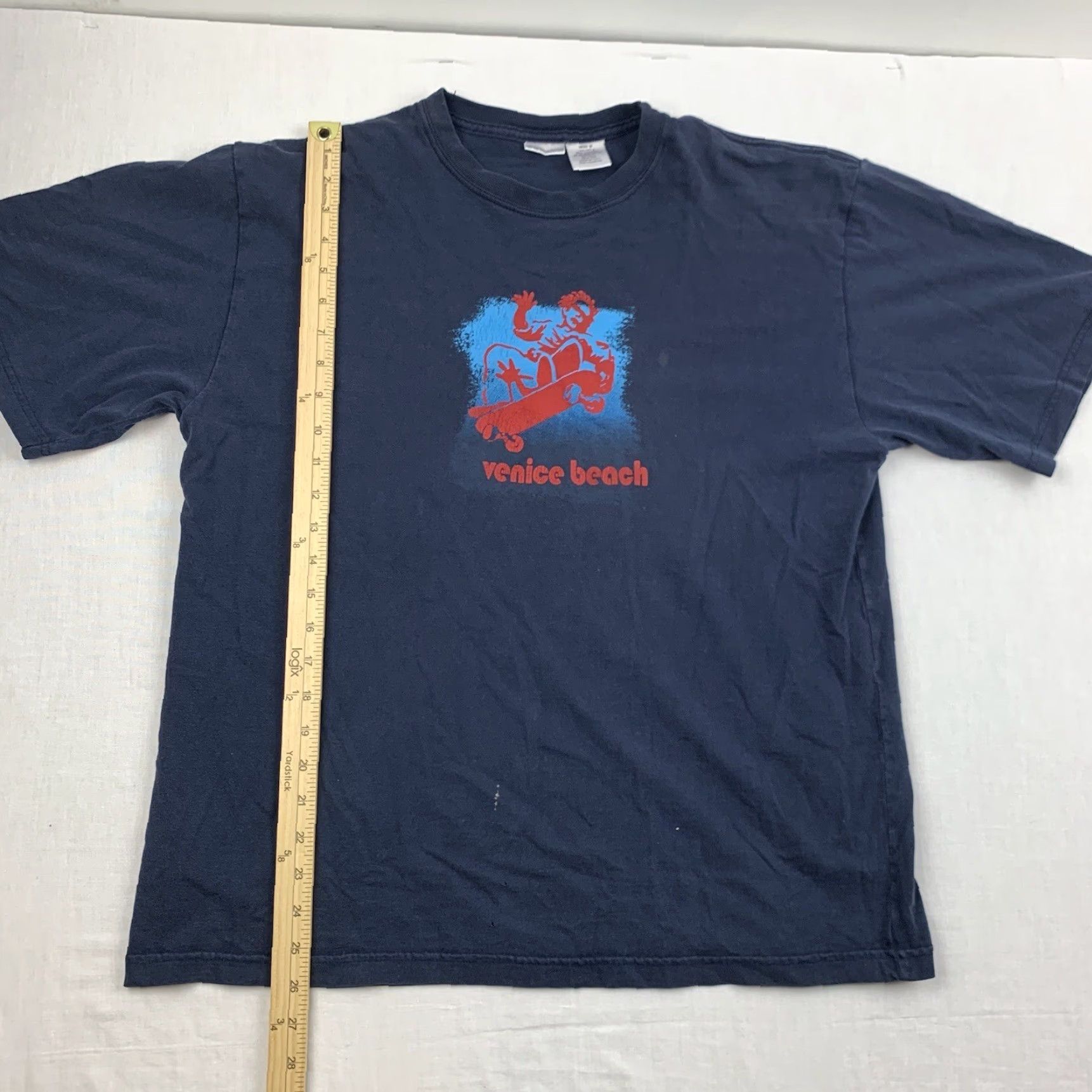 Vintage VINTAGE No Boundaries Grunge Shirt Adult Medium Blue Y2K Venice Beach Mens Size US M / EU 48-50 / 2 - 6 Thumbnail