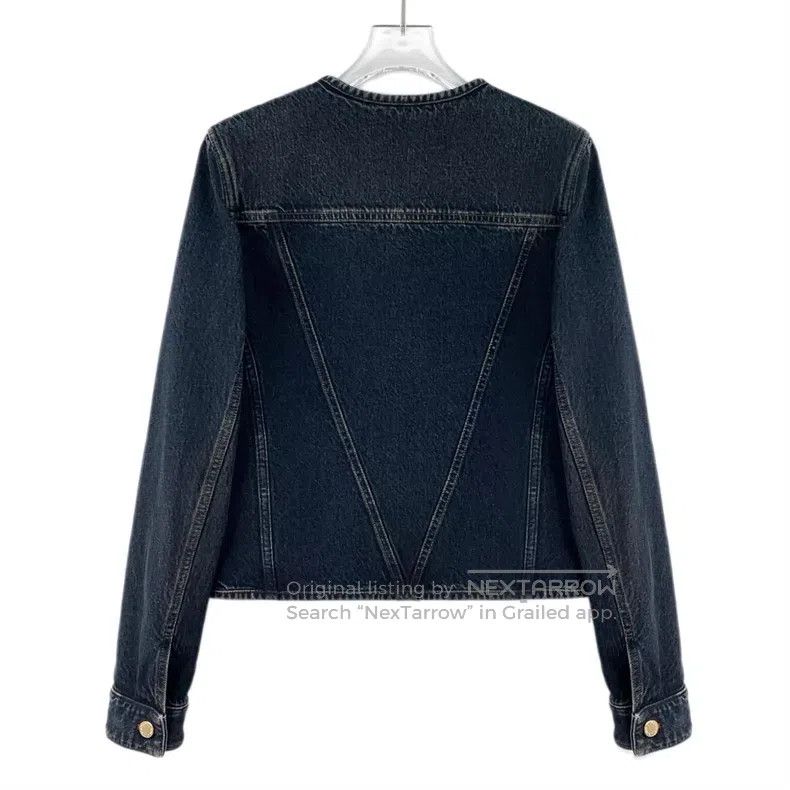 Louis Vuitton Louis Vuitton 24 dark blue logo embroidered cotton crew ne Size XS / US 0-2 / IT 36-38 - 2 Thumbnail