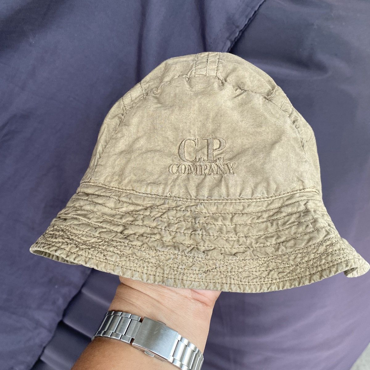 C.P. Company CP company ba-tic light beige bucket hat Size 32 - 1 Thumbnail