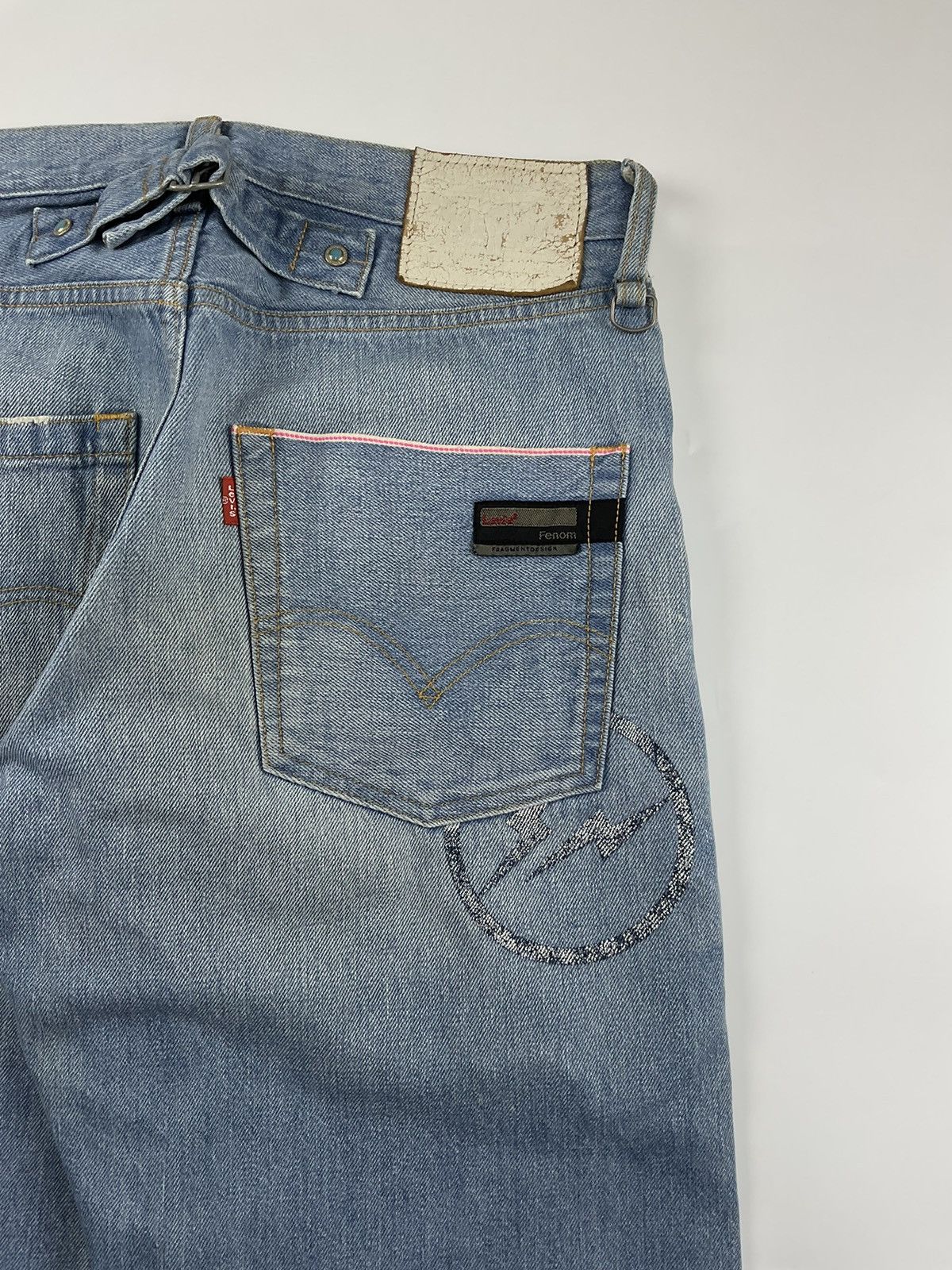 Fragment Design × Levi's Levis Fenom x Fragment F/W'09 Turquoise Package Denim Size US 32 / EU 48 - 11 Thumbnail