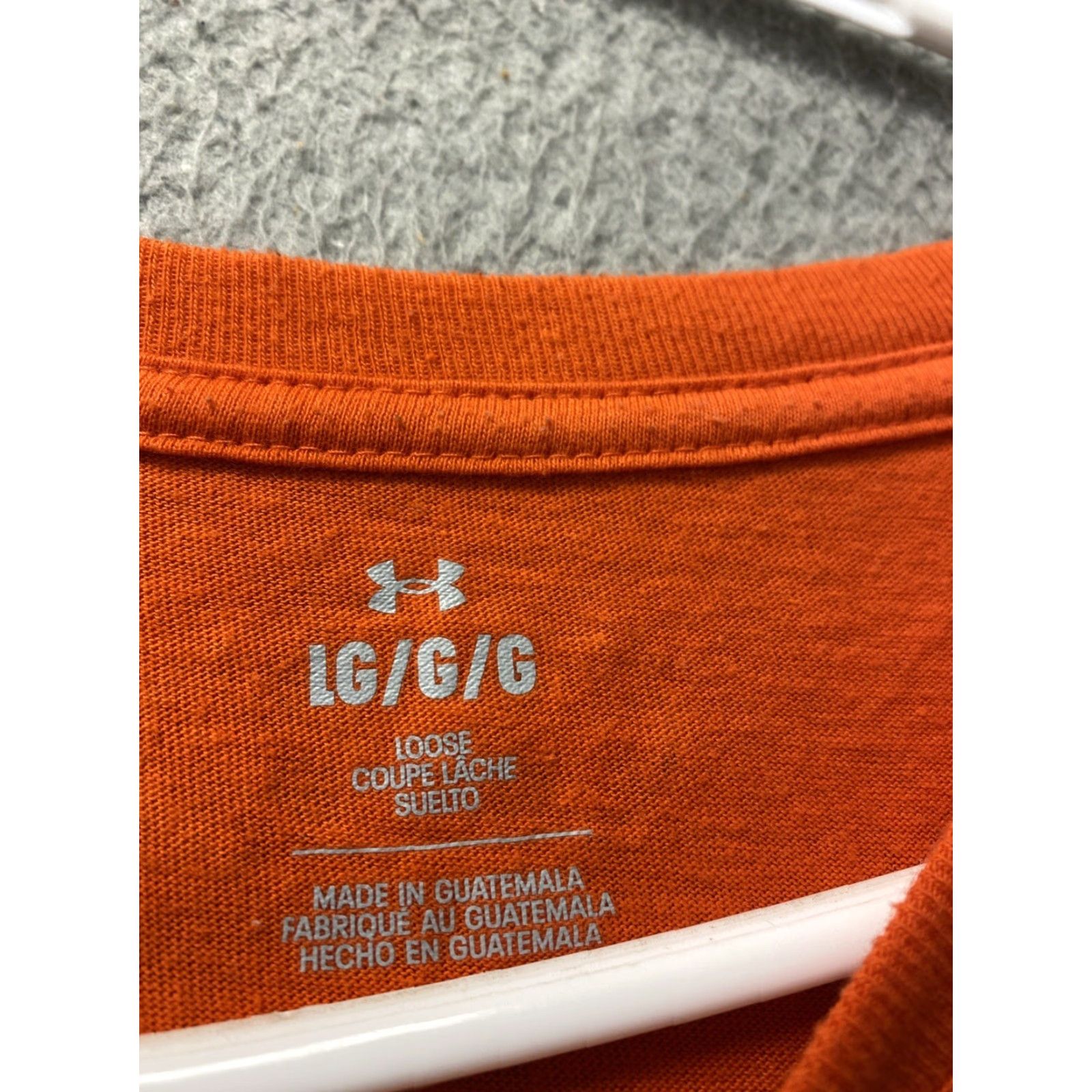 Under Armour Under Armour Shirt Men L Long Sleeve Solid Orange / 57-71 Adults Mens L Orange Shirt Size L / US 10 / IT 46 - 3 Thumbnail