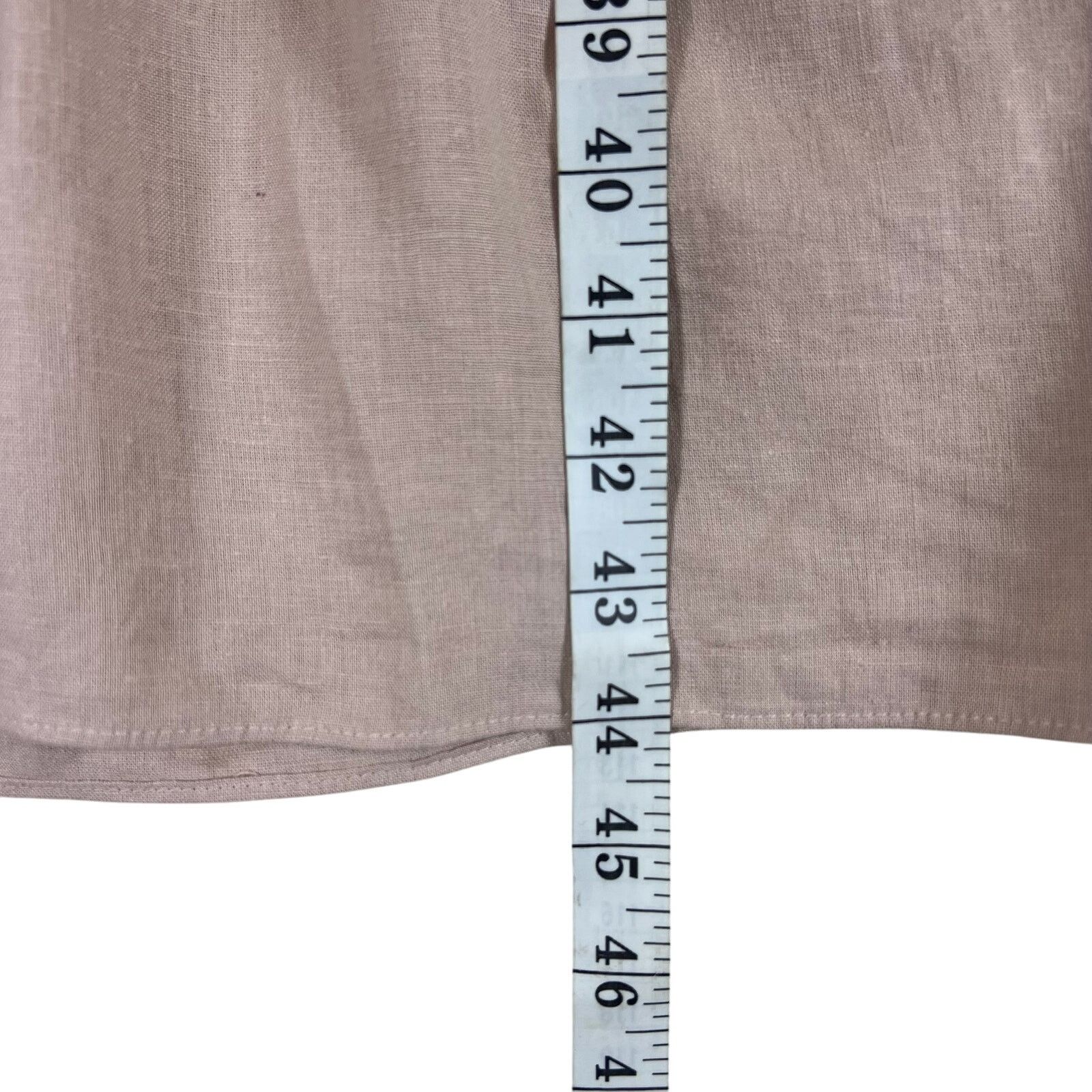 Topshop Blush Bardot Linen Midi Dress 6 | Romantic Coastal Topshop Size M / US 6-8 / IT 42-44 - 10 Thumbnail