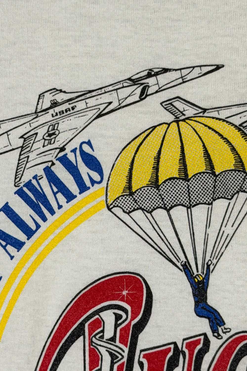 Hanes Vintage 1994 US Air Force Randolph AFB Auger Inn T-Shirt USA Size US XL / EU 56 / 4 - 8 Thumbnail