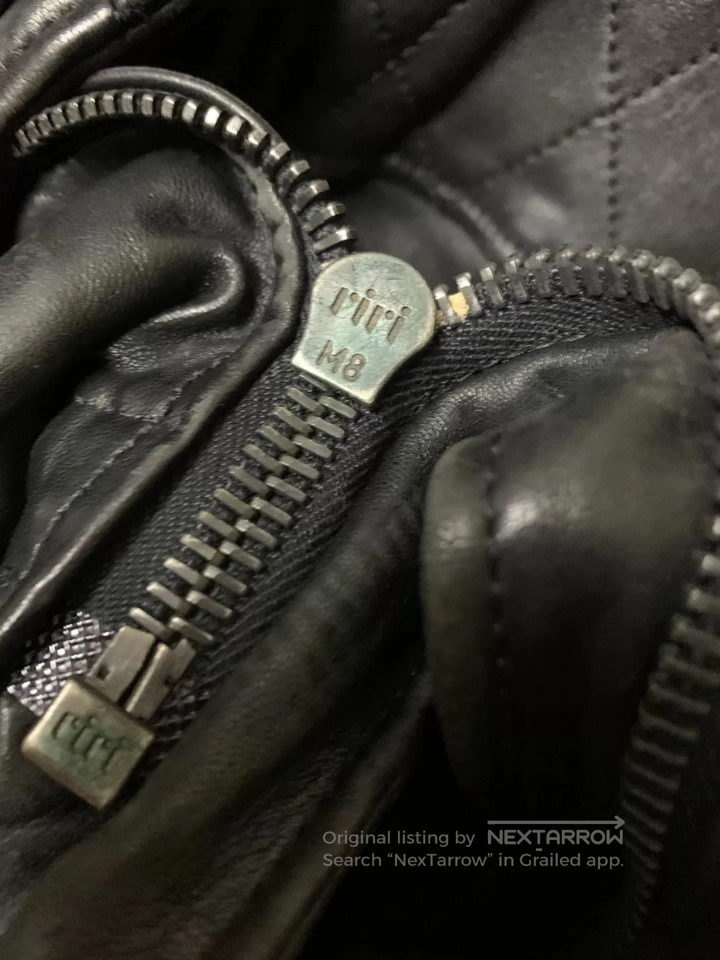 Prada Prada Men's Casual Motorcycle Leather Jacket. Size US M / EU 48-50 / 2 - 8 Thumbnail