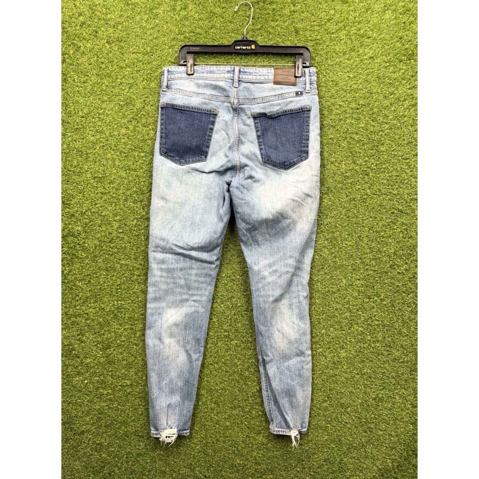Lucky Brand LUCKY BRAND Jeans Womens 12/31 Blue Ankle Bridgette High Rise Skinny Denim Size 34" / US 12 / IT 48 - 2 Thumbnail
