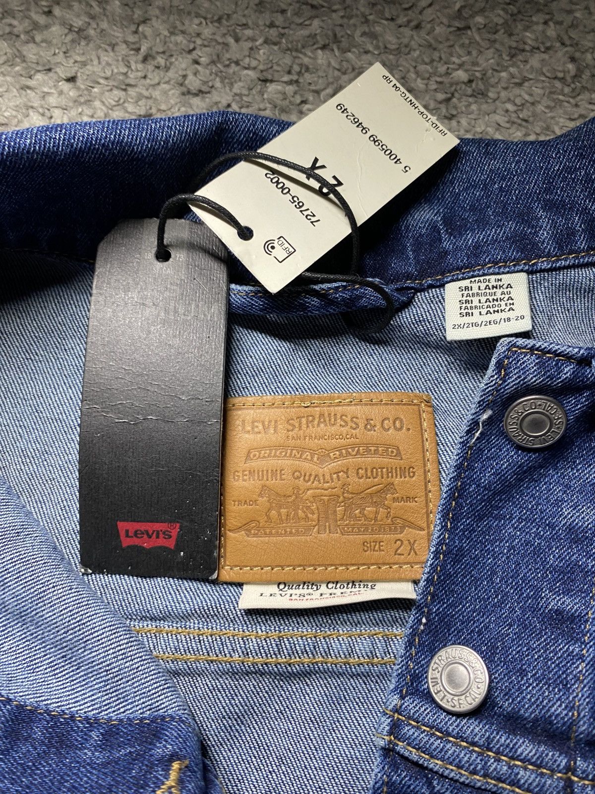 Levi's Levi Strauss Denim Jacket Size XL / US 12-14 / IT 48-50 - 2 Thumbnail