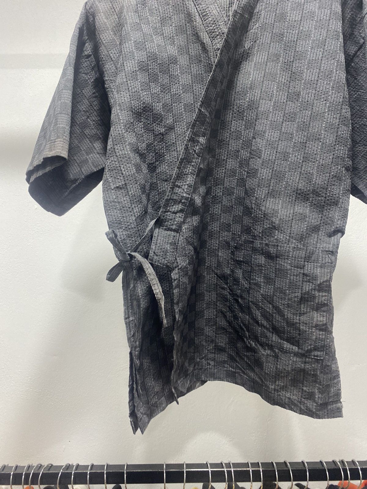Hysteric Glamour × Japanese Brand × Le Grande Bleu (L.G.B.) Sick☠️ Japan Kimono Anime Checkered Lgb Punk 90s Size US M / EU 48-50 / 2 - 5 Thumbnail