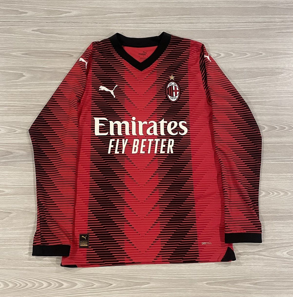 Puma Puma 2023/24 AC Milan Home Soccer Jersey Men’s Size Small Size US S / EU 44-46 / 1 - 1 Thumbnail