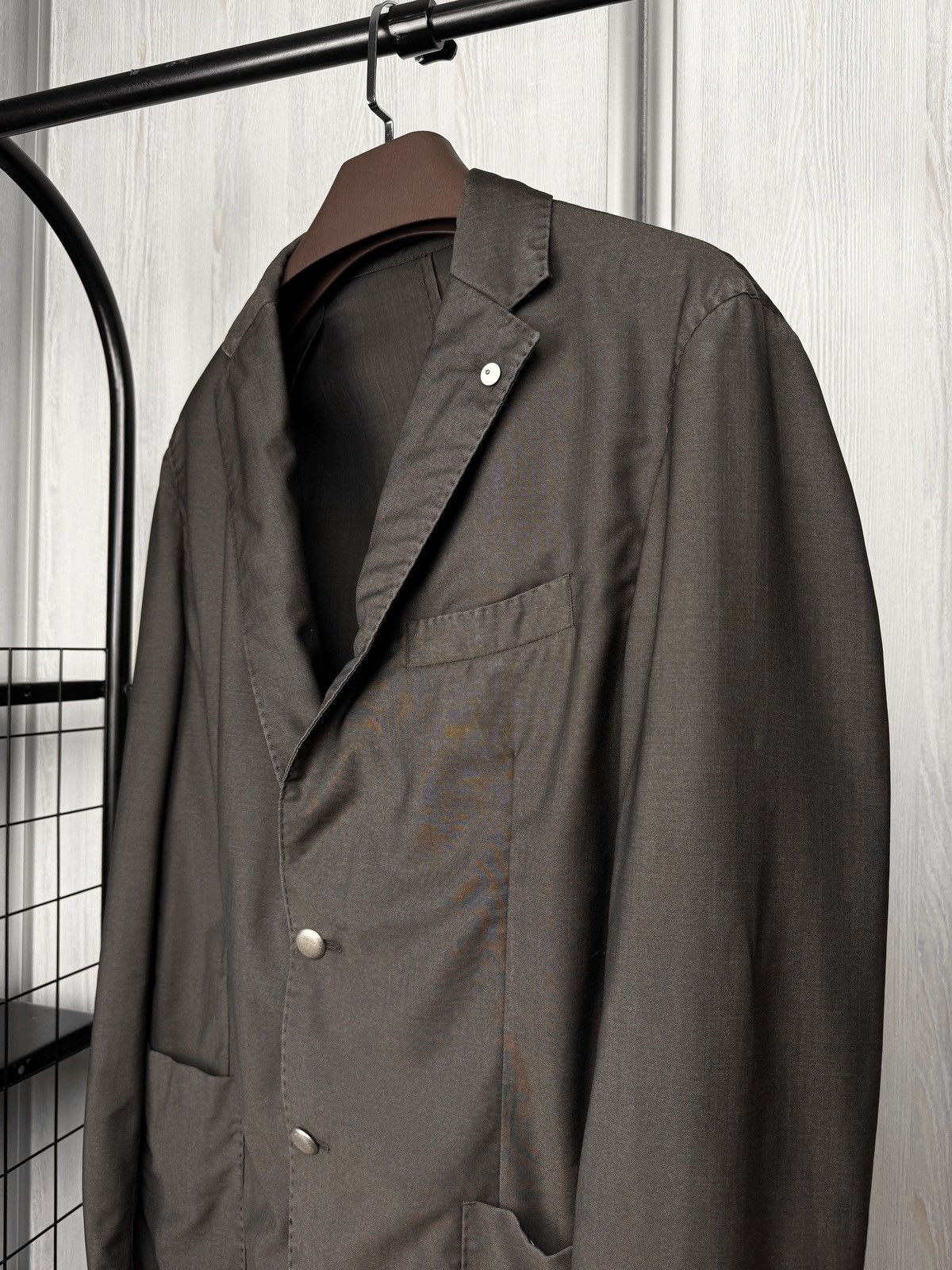 L.B.M. 1911 L.B.M 1911 Tailored Wool Mohair 2 button light blazer 50 Size 40R - 4 Thumbnail