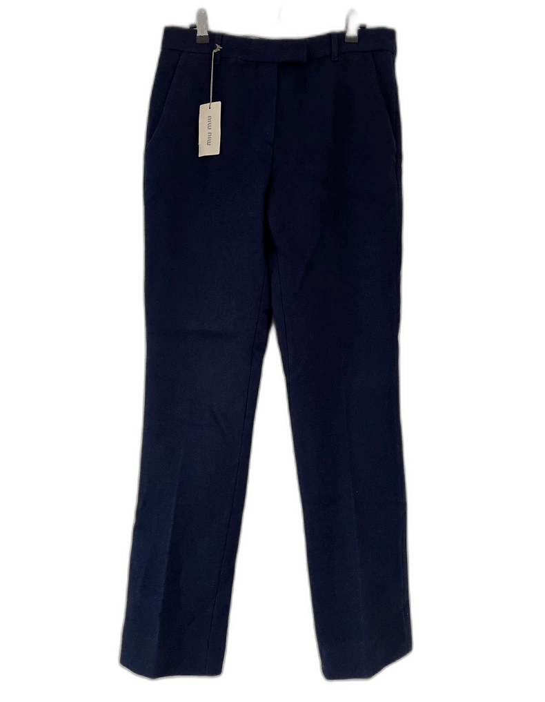 Prada Miu Miu Wool Blend Trousers for Men -2505 Size 33" - 1 Thumbnail