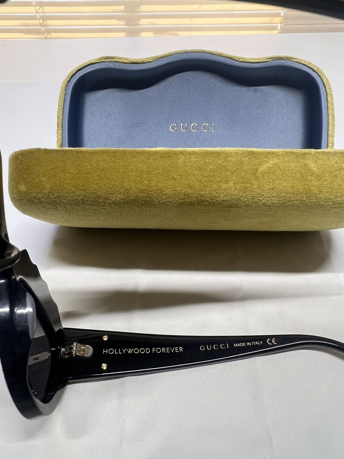 Designer × Gucci × Swarovski Gucci Cat Eye Swarovski Diamond Studded Designer Sunglasses Size ONE SIZE - 10 Thumbnail
