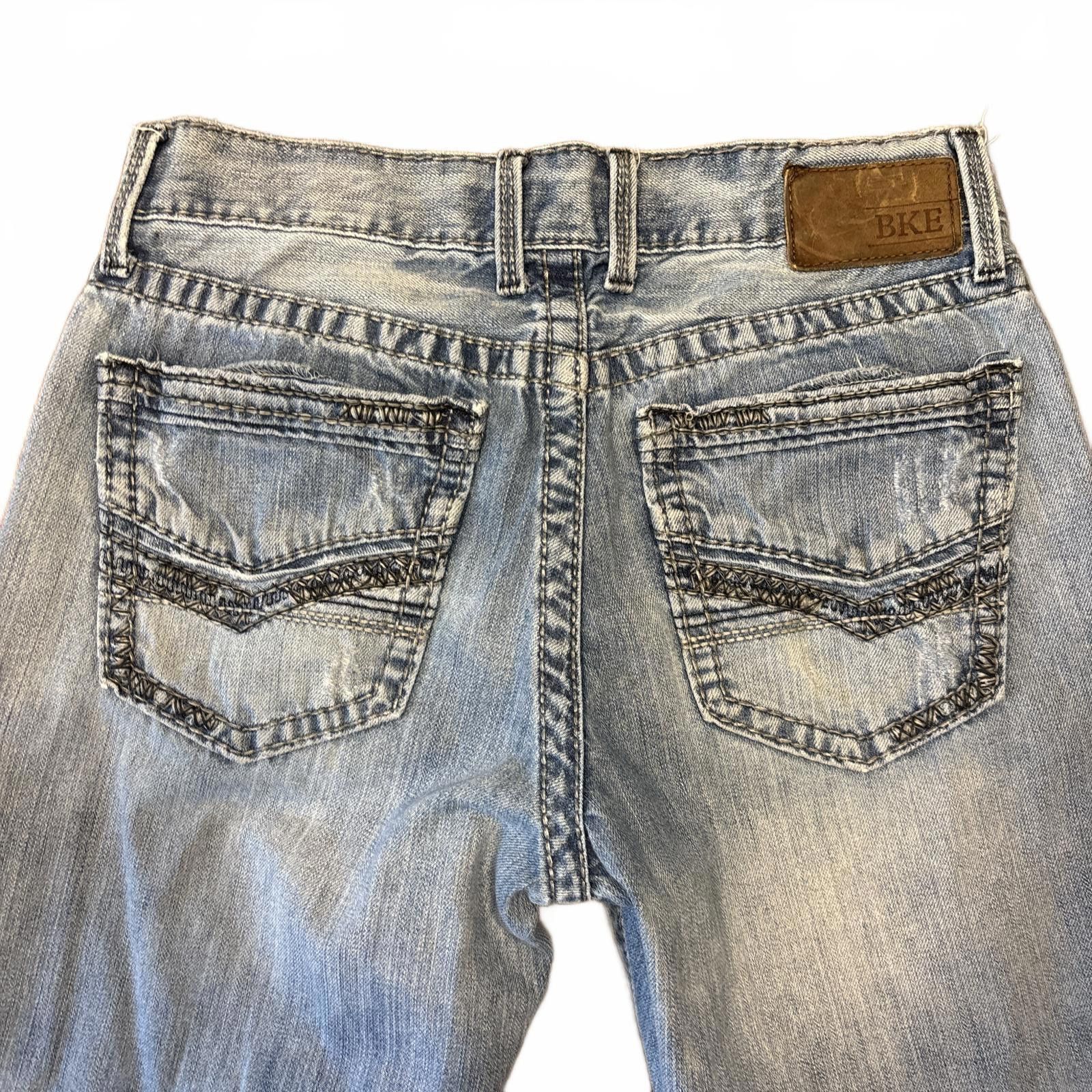 BKE y2k distressed low waisted BKE jeans Size 29" - 4 Thumbnail