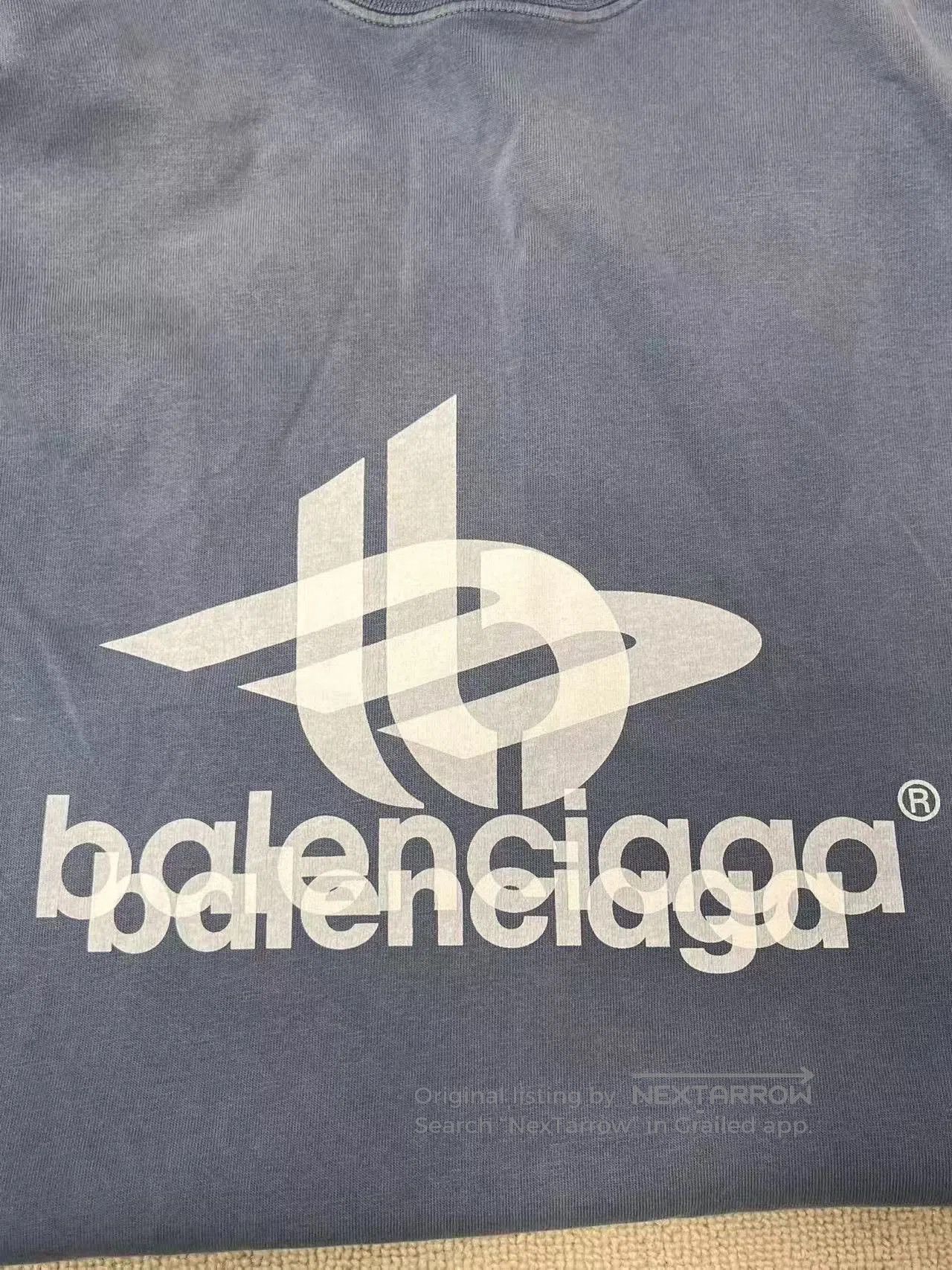 Balenciaga Balenciaga Logo Print Crewneck Short Sleeve T-Shirt. Size US S / EU 44-46 / 1 - 3 Thumbnail