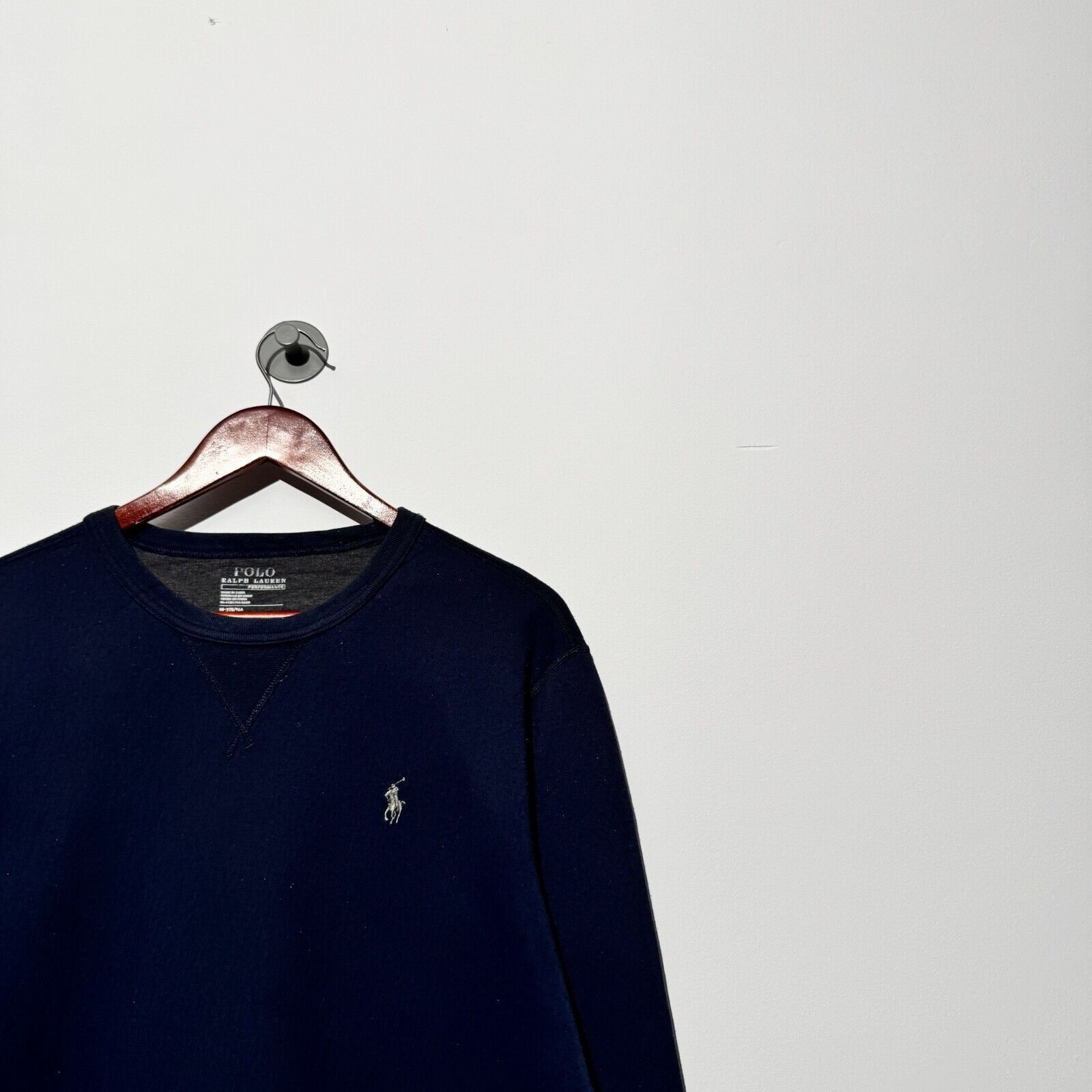 Ralph Lauren Vintage Ralph Lauren Unisex Navy Blue Cotton Sweater Size M Size US M / EU 48-50 / 2 - 6 Thumbnail