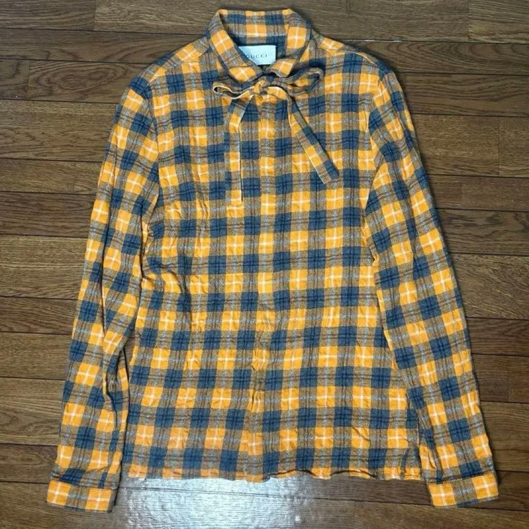 Gucci Gucci Alessandro Michele Ribbon Shirt Size US L / EU 52-54 / 3 - 1 Thumbnail