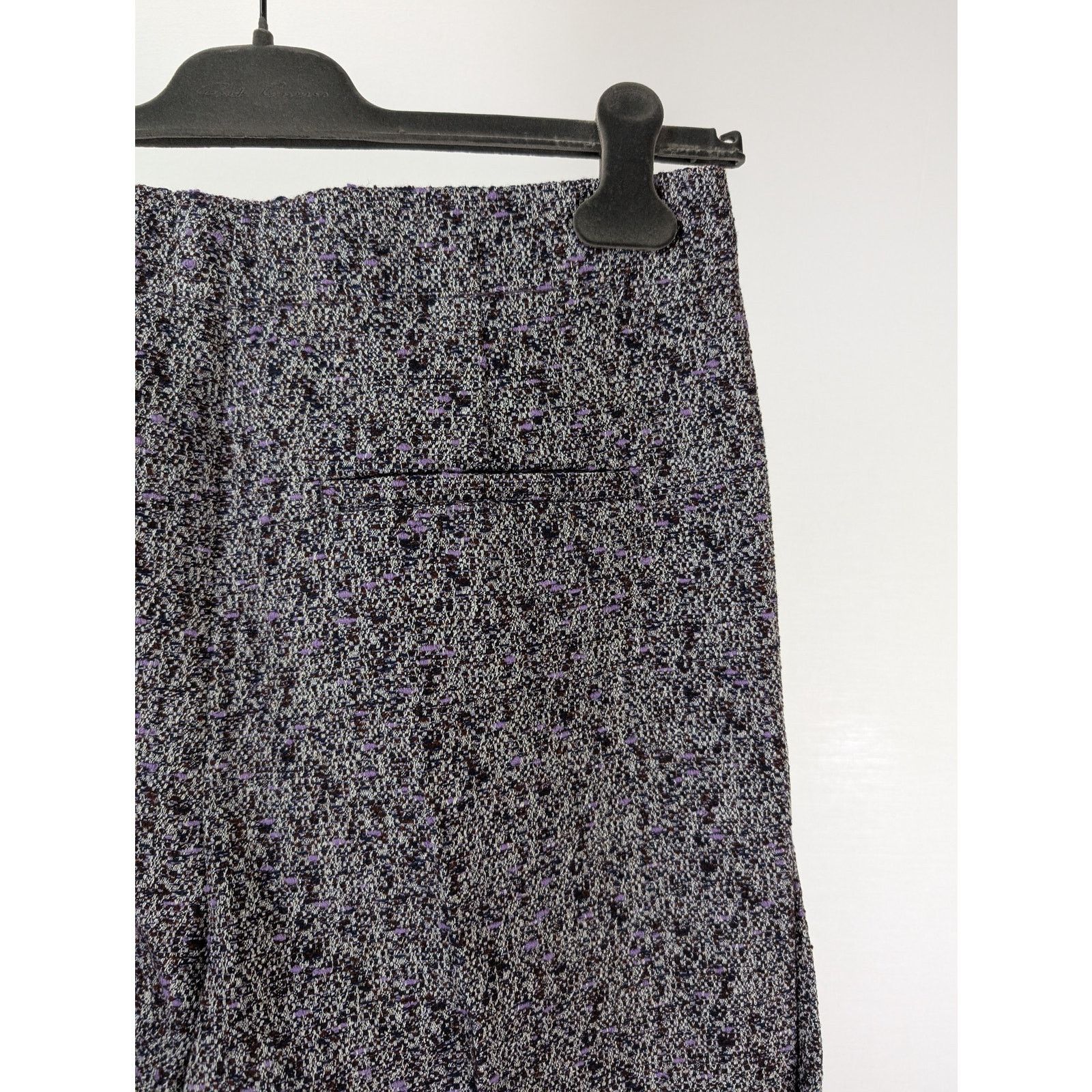 Bottega Veneta o1rshd1 Multicol Wool Viscose Trousers Pants Lilac/Bordeaux Size US 30 / EU 46 - 9 Thumbnail