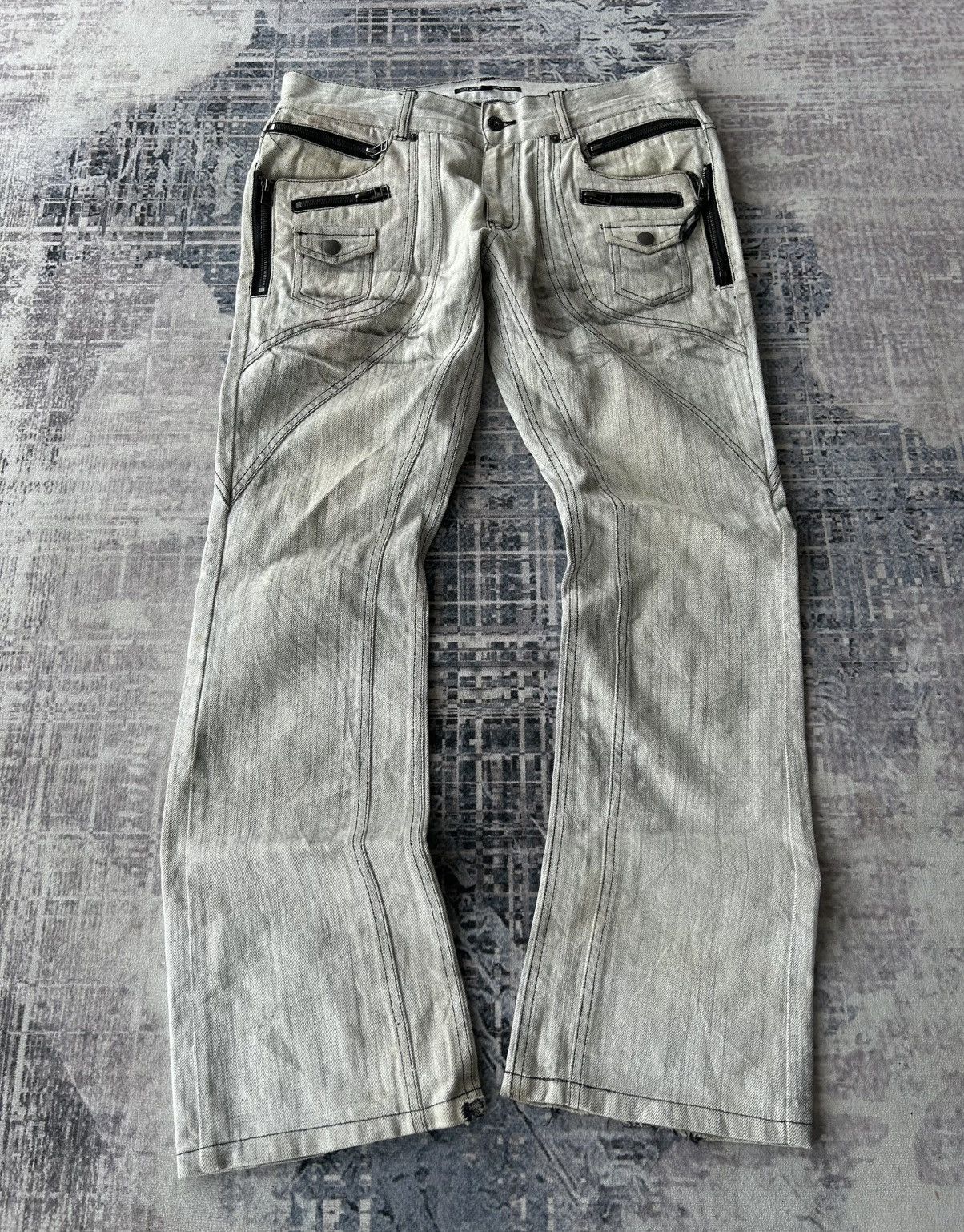 In The Attic In The Attic Flared Tactical Pants Size US 33 - 1 Thumbnail