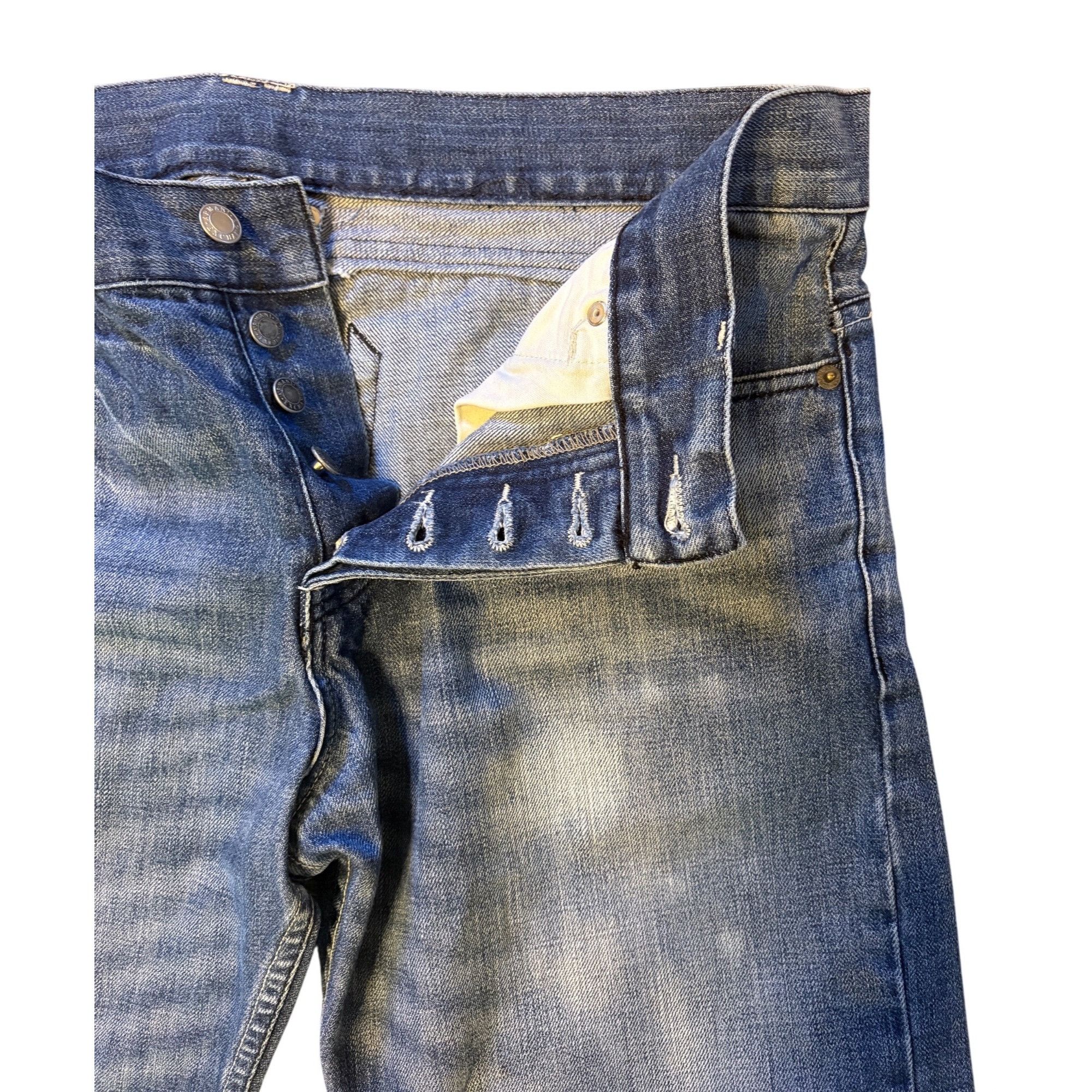 Armani VTG A/X Armani Exchange 36 X 31 Jeans J101 Bootcut Faded Men Size US 36 / EU 52 - 4 Thumbnail