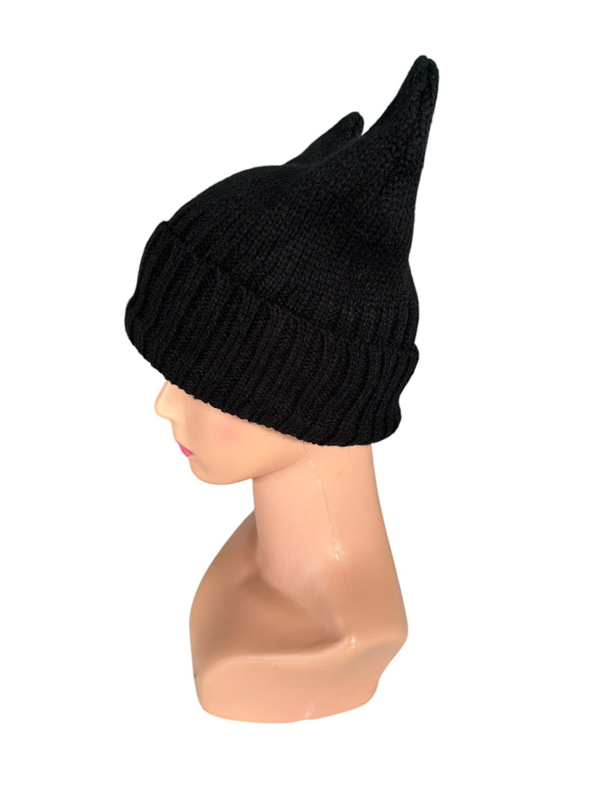 Japanese Brand × Kapital × Vintage Horn Devil Japanese Punk Bondage Knitt Beanie Hats Size ONE SIZE - 2 Thumbnail