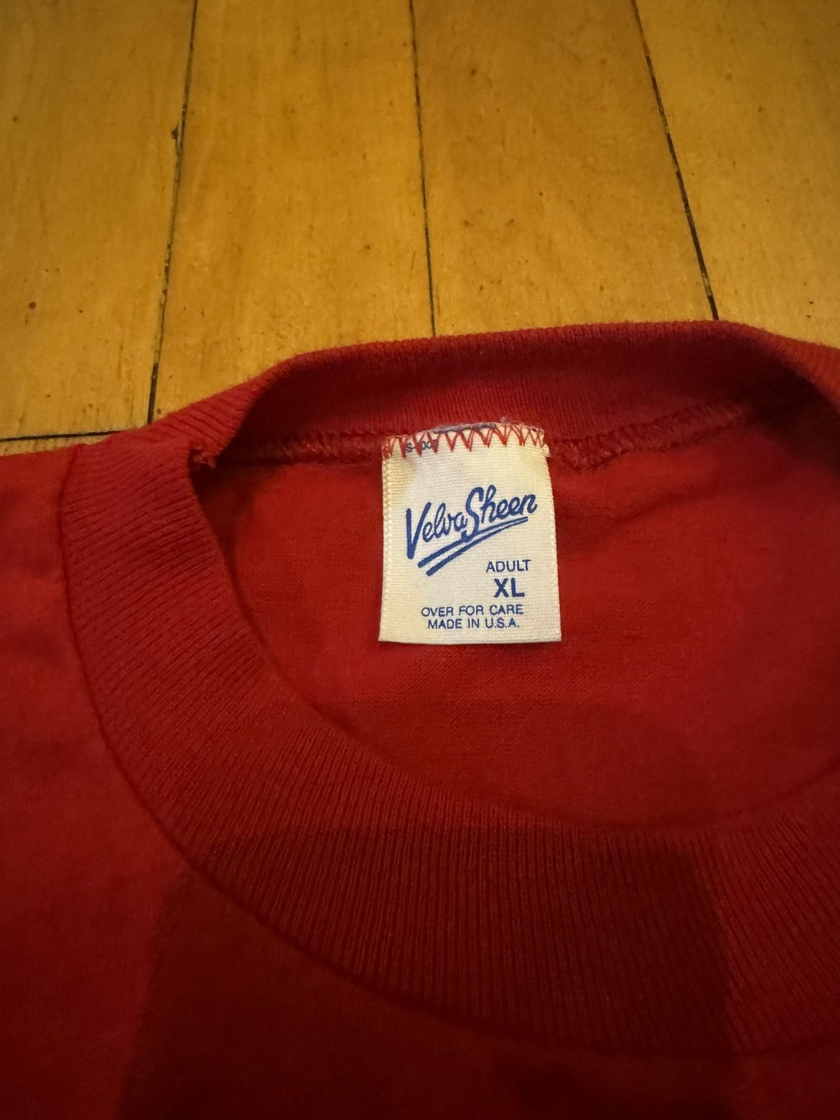 Velva Sheen × Vintage Basic Single Sitch T Shirt Size US L / EU 52-54 / 3 - 4 Thumbnail