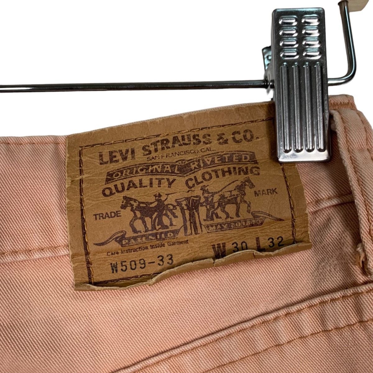 Levi's Levi's W509-33 Peach Denim Pant #0174-C9 Size US 30 / EU 46 - 11 Thumbnail