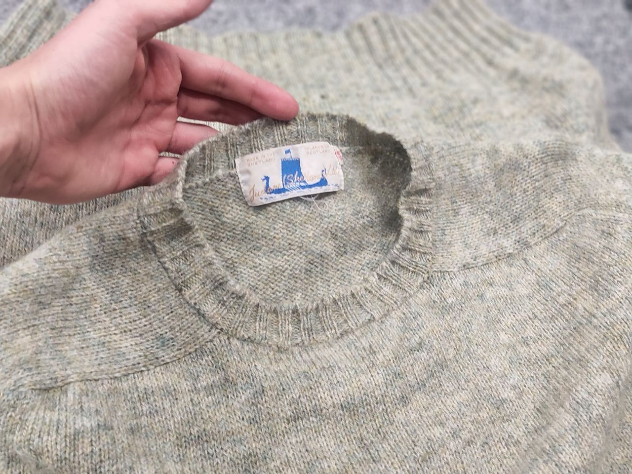 Vintage Vintage Judane of Shetland Scotland Pure Wool Knit Sweater Size US L / EU 52-54 / 3 - 12 Thumbnail