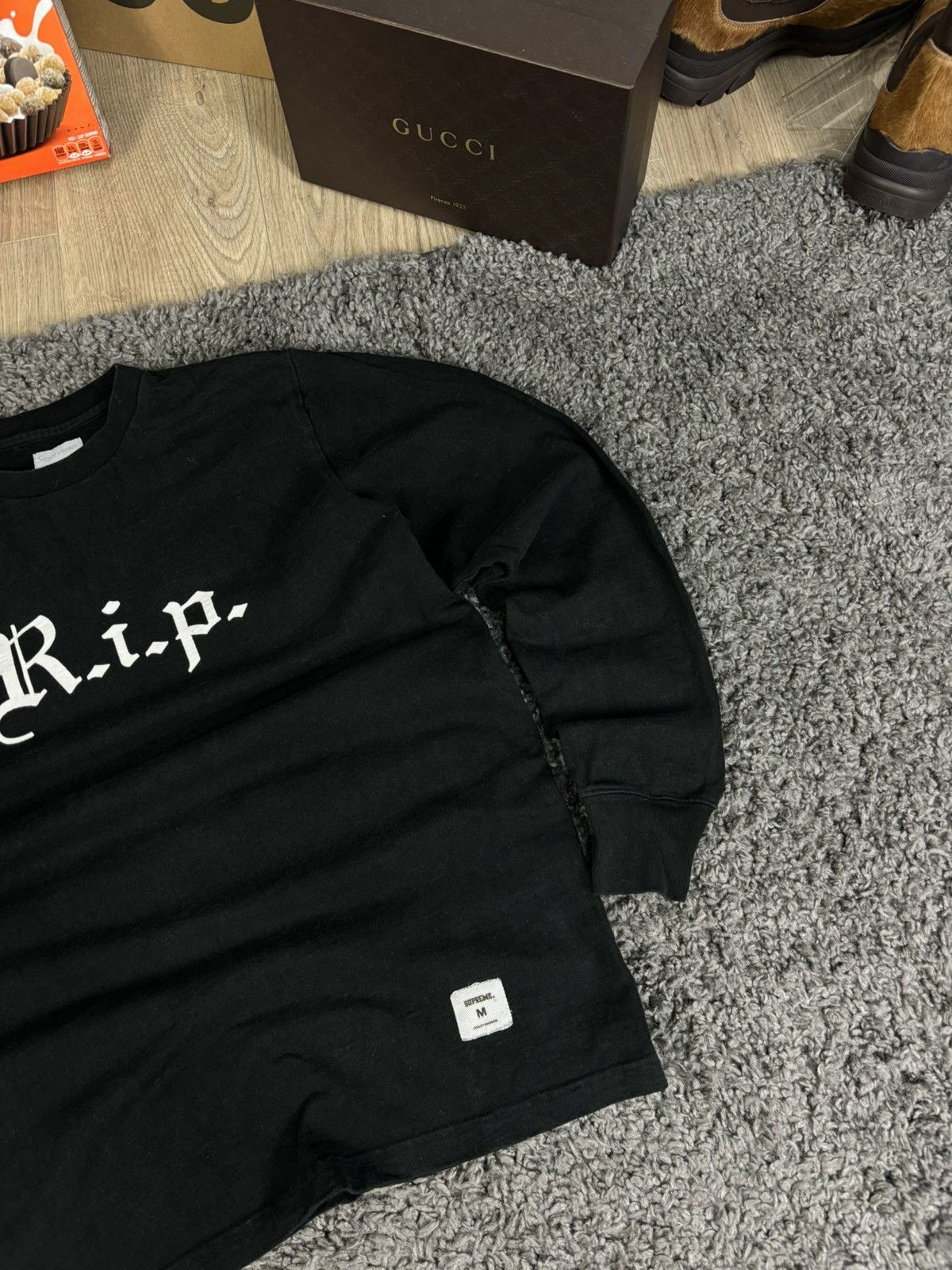 Japanese Brand × Supreme Supreme RIP Longsleeve Tee Spellout Hype Y2K Japanesse Size US M / EU 48-50 / 2 - 3 Thumbnail