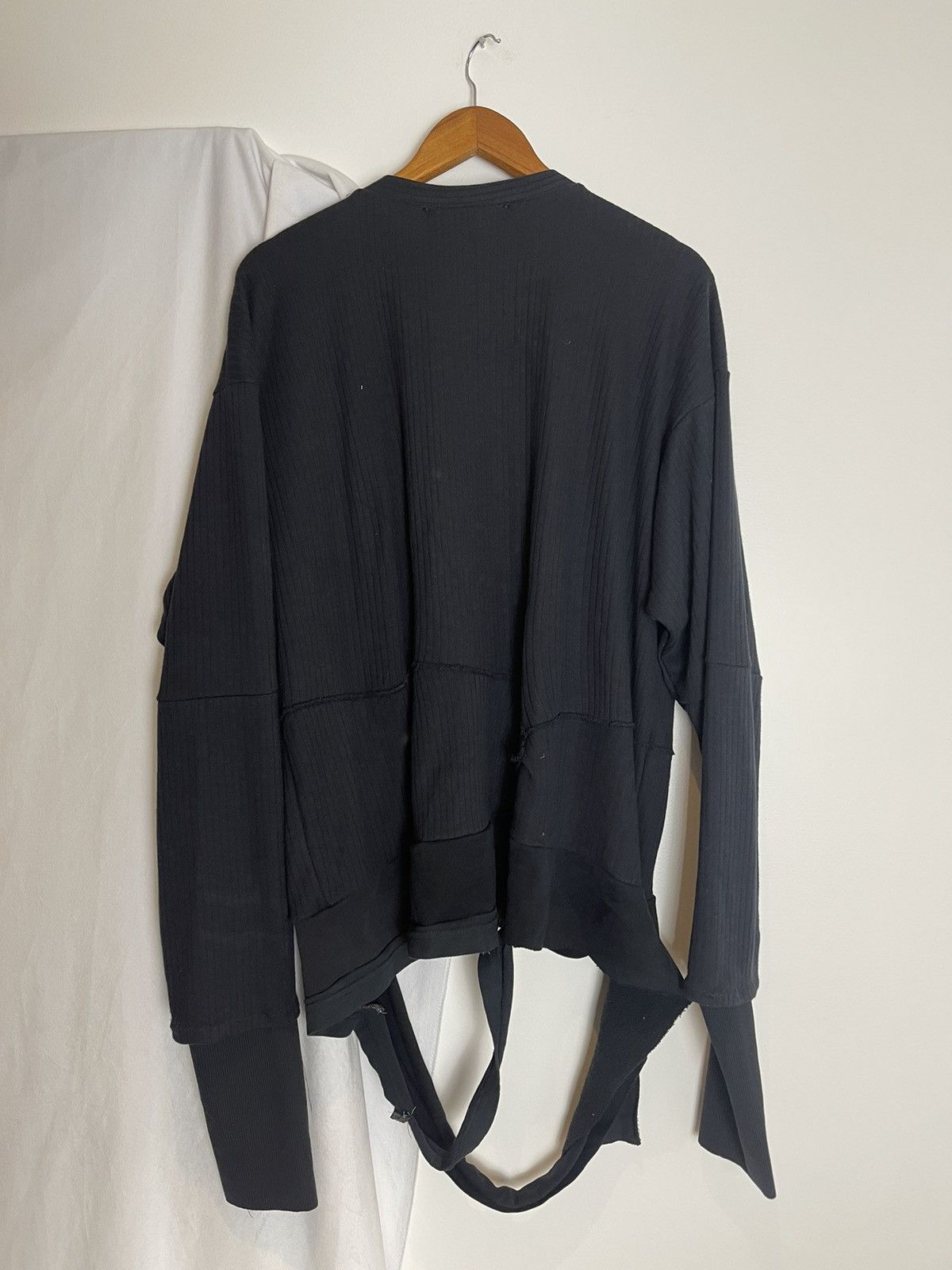 Chorley × Handmade AW Grunge Layered Hem Ribbed Crewneck Sweatshirt Punk Size US L / EU 52-54 / 3 - 4 Thumbnail