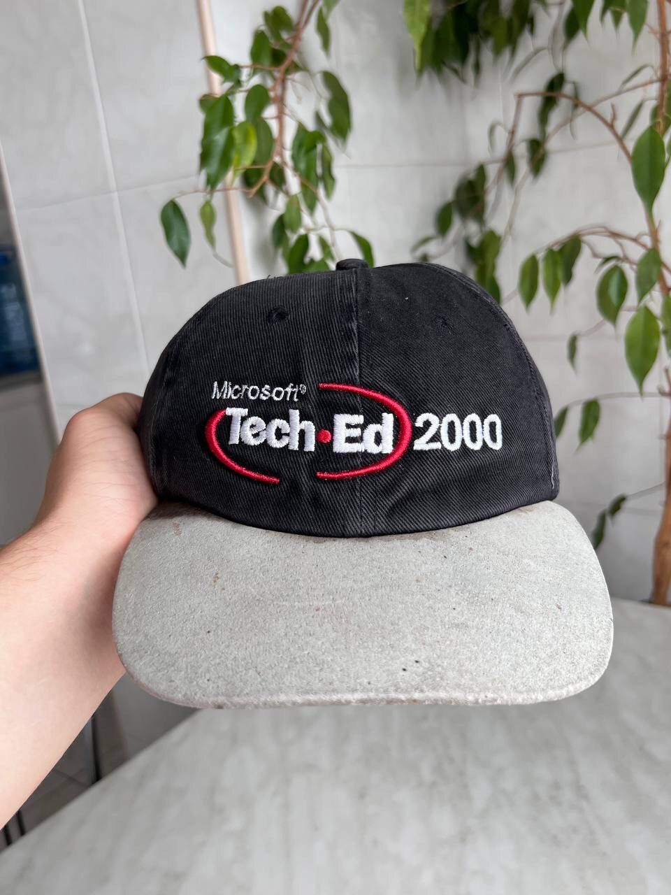 Microsoft × Vintage Microsoft Tech Ed 2000 Level 8 Vintage Spell Out Hat Cap 90s Size ONE SIZE - 2 Thumbnail