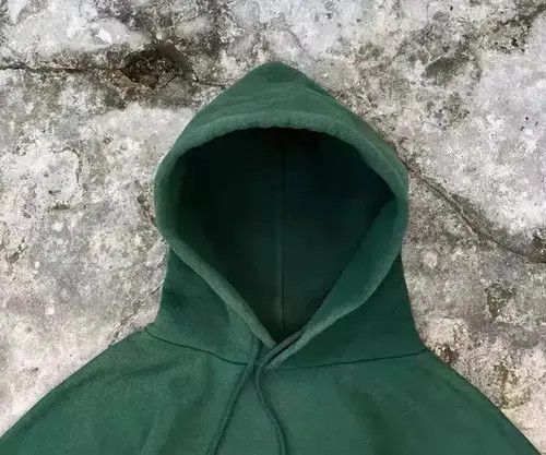 Aran Isles Knitwear Green retro loose casual hooded sweatshirt Size US M / EU 48-50 / 2 - 2 Thumbnail