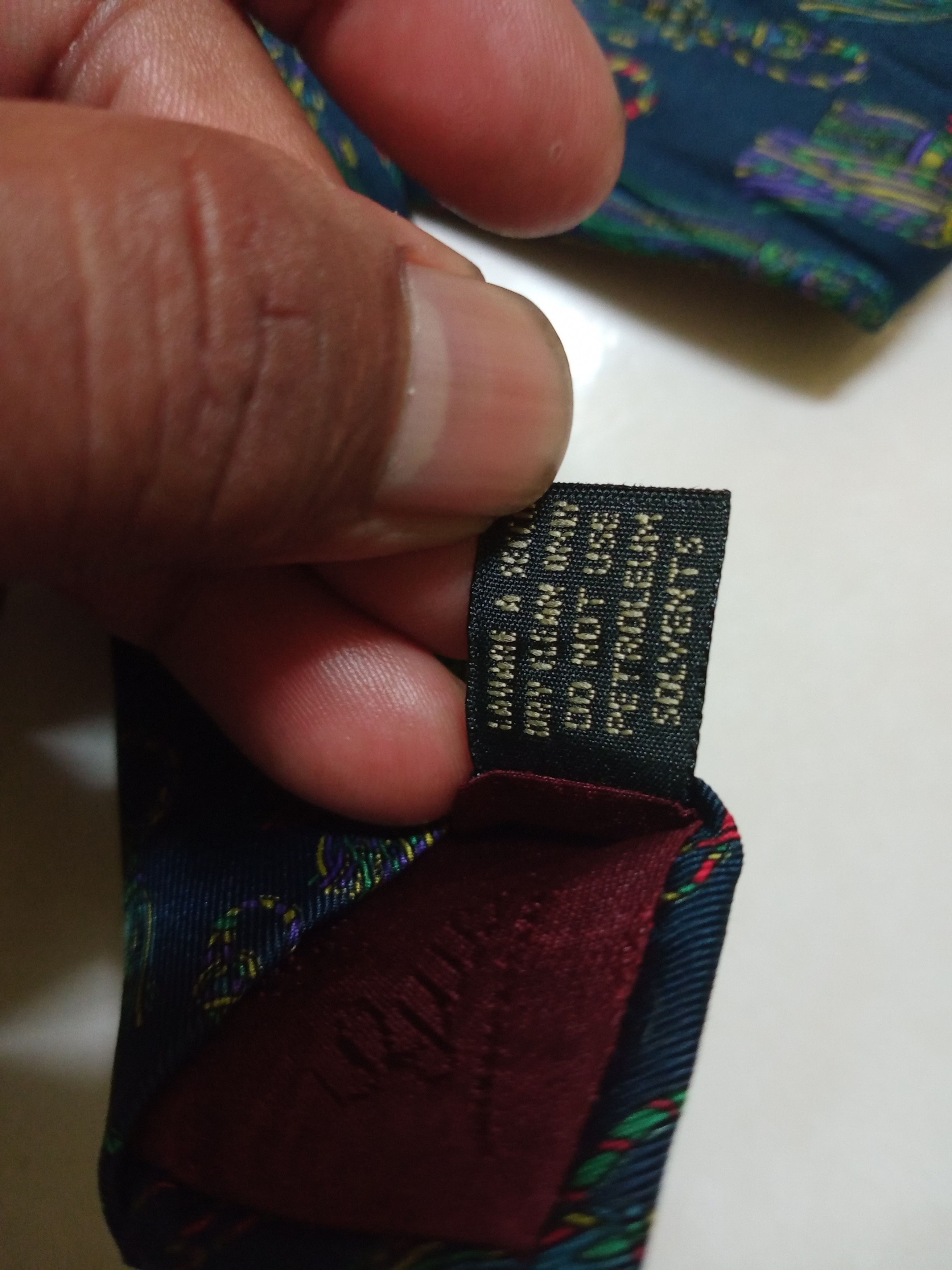 Gucci Rare Vintage GUCCI Silk Tie Size ONE SIZE - 8 Thumbnail