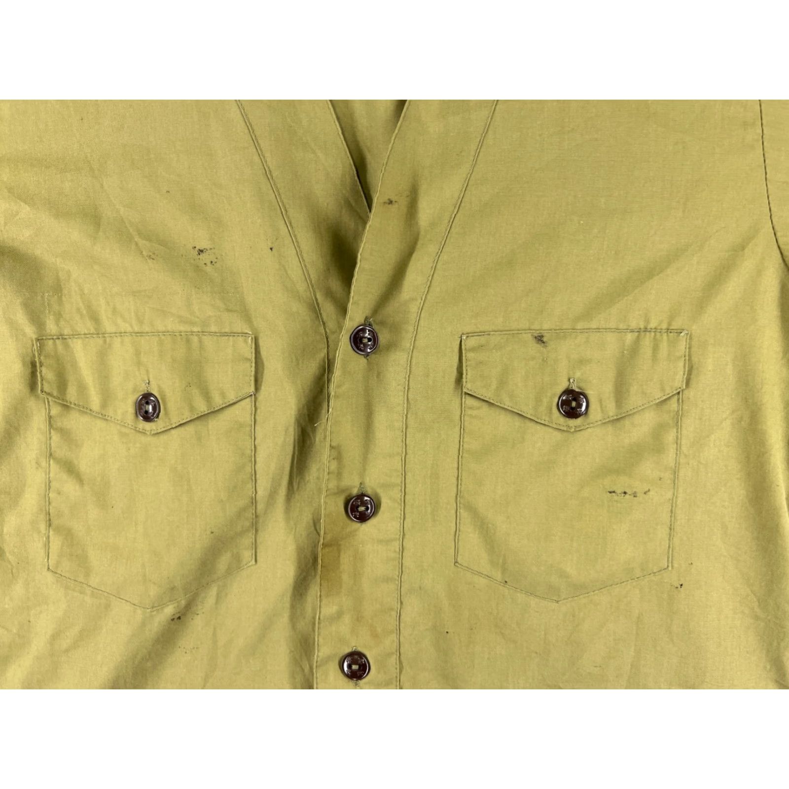 Vintage VINTAGE Boy Scouts of America Shirt Adult S Beige Men READ Size US S / EU 44-46 / 1 - 6 Thumbnail