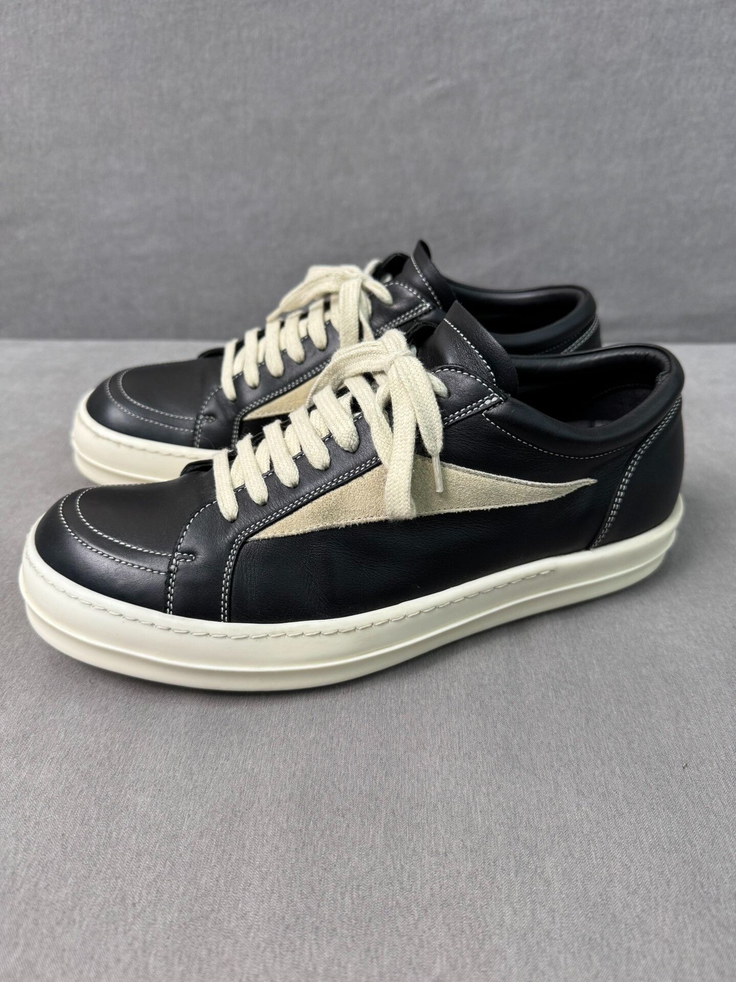 Rick Owens Rick Owens Vans Black White Size 41 Size US 8 / EU 41 - 1 Thumbnail