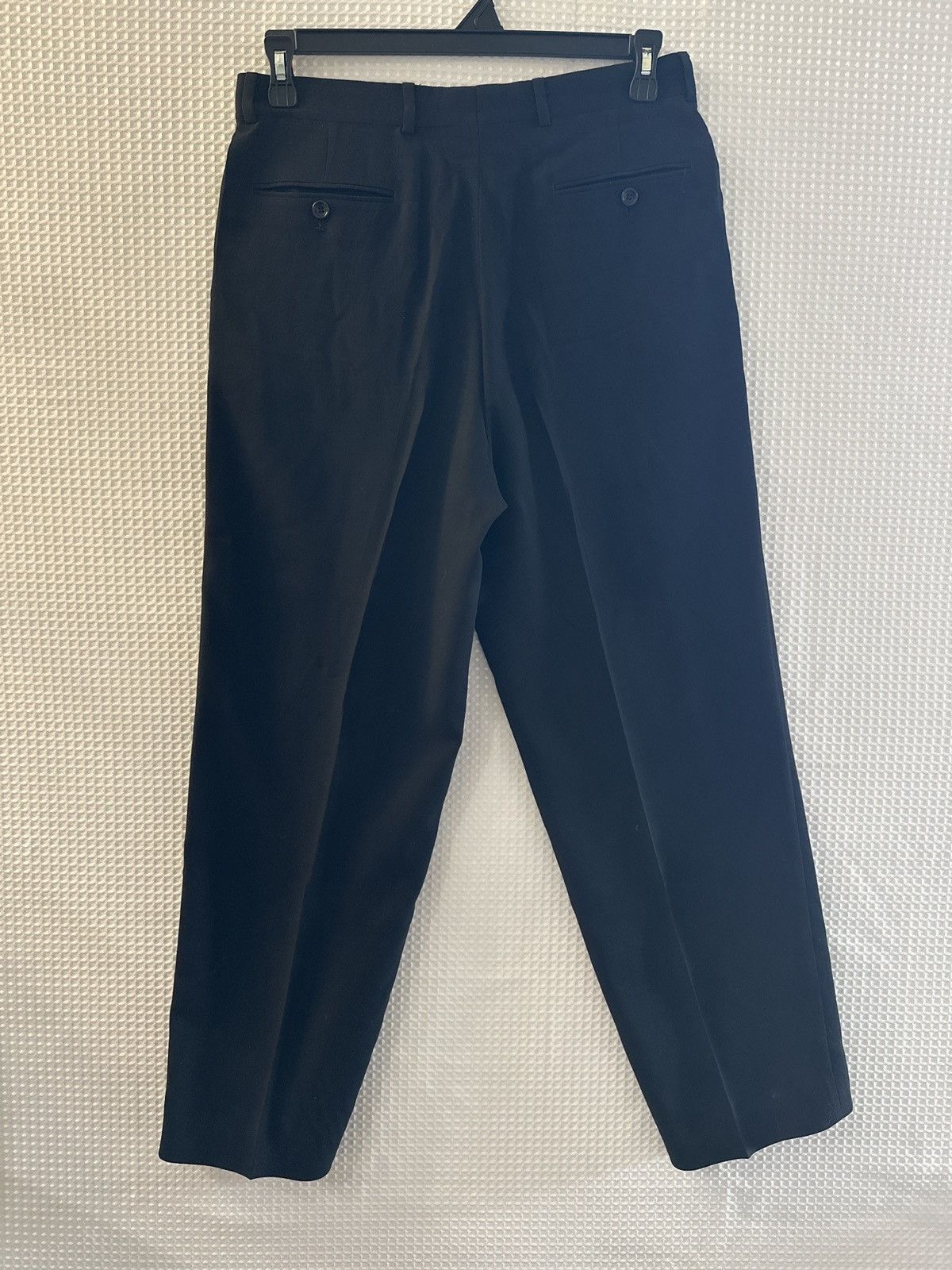 Armani Collezioni Armani Collezioni Black Dress Pants Size US 34 / EU 50 - 2 Thumbnail
