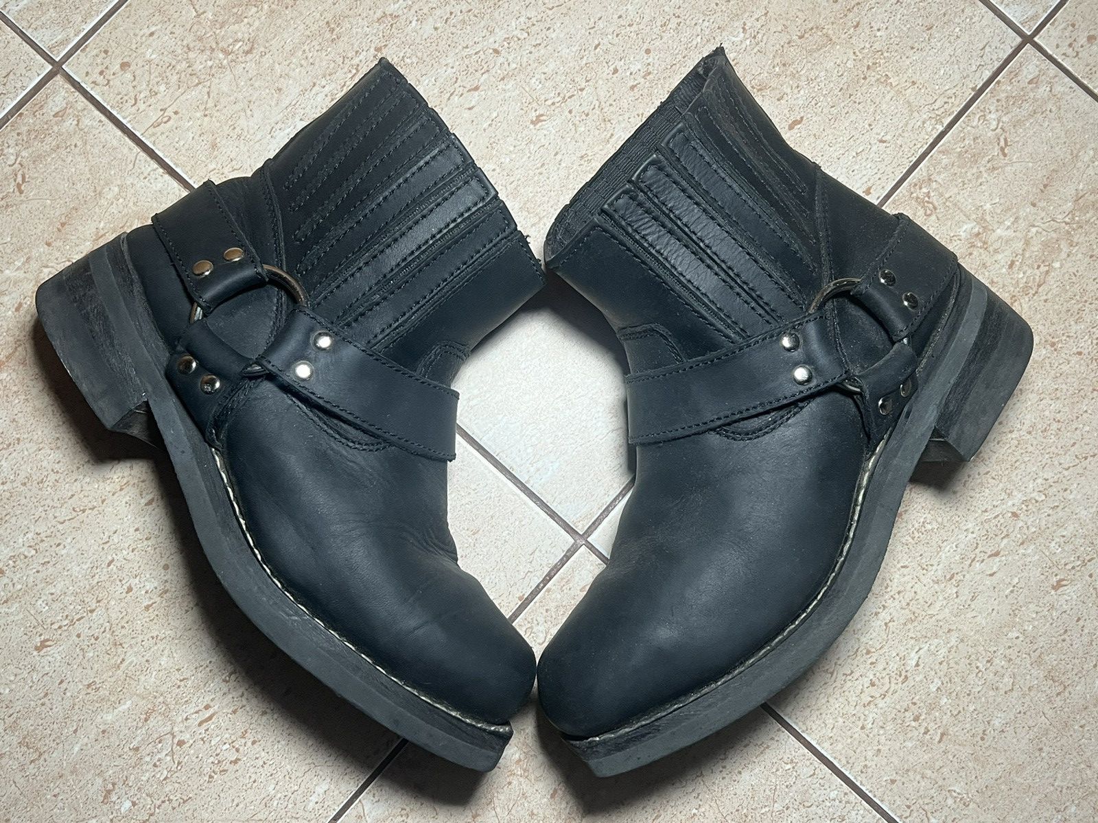 Leather Vintage leather boots speedware Hein Gericke moto Size US 6 / EU 39 - 6 Thumbnail