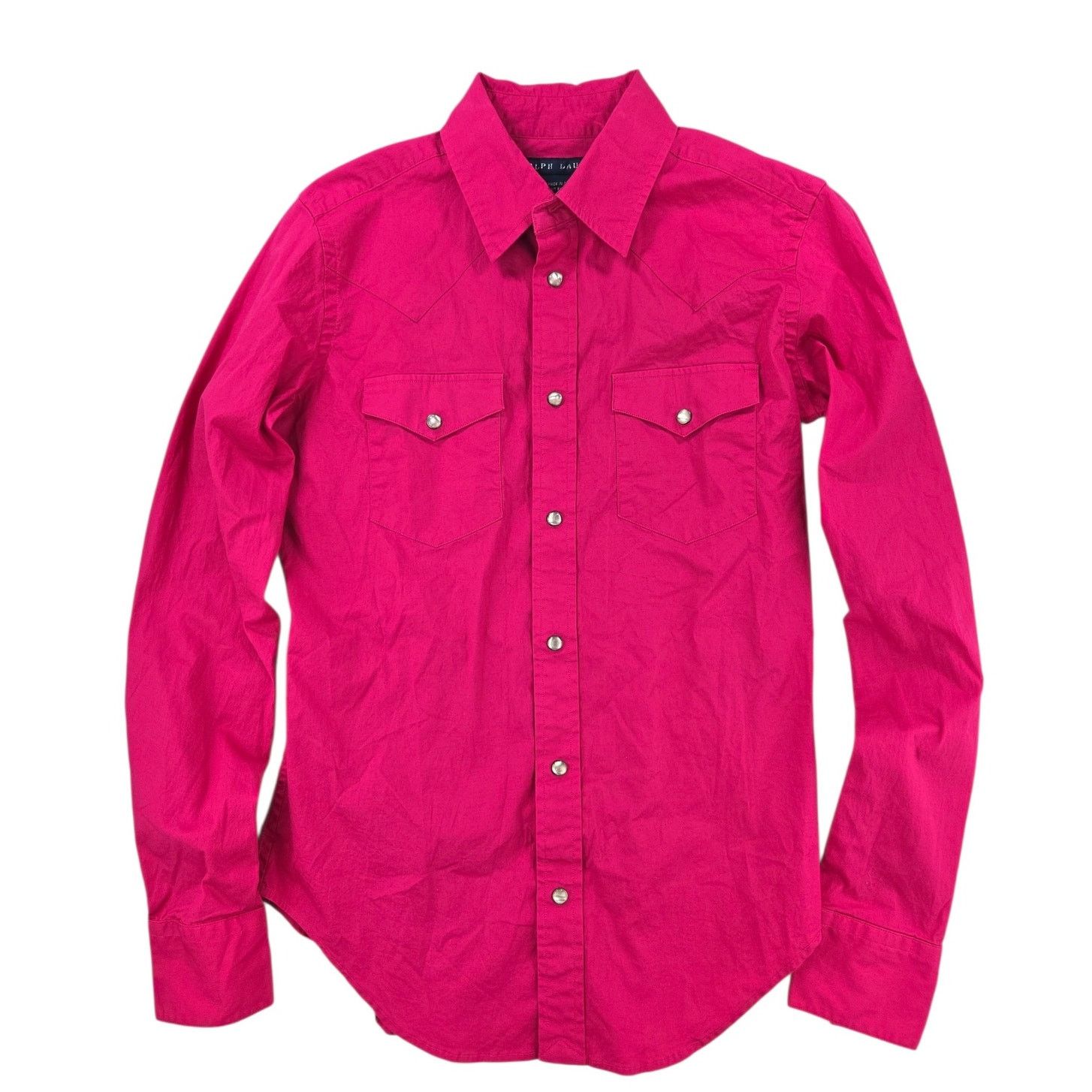 Ralph Lauren Ralph Lauren |Pink Western Style Shirt w/Pearl Snaps| Size 2 Size XS / US 0-2 / IT 36-38 - 1 Thumbnail