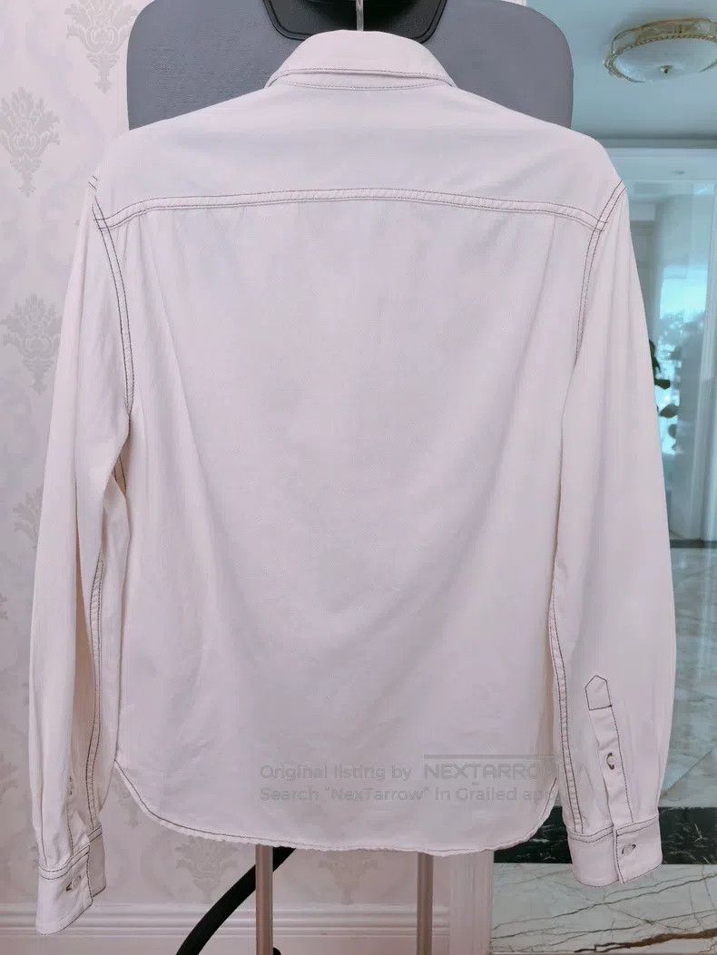 Loewe Loewe Off-white shirt jacket Size US M / EU 48-50 / 2 - 2 Thumbnail