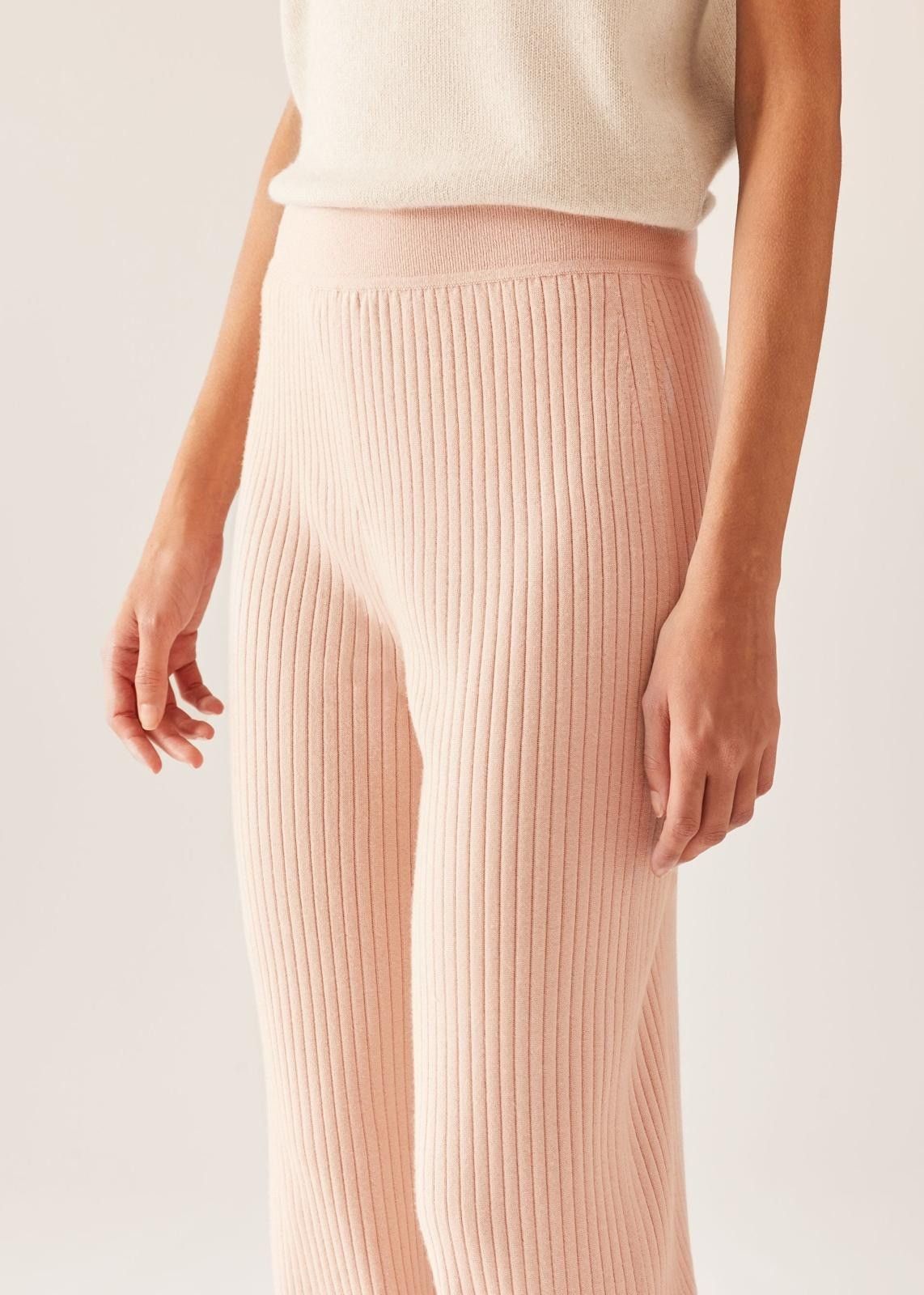 Loro Piana o1srvl11e1024 Cocooning Fluid Pant in Pink Size 26" / US 2 / IT 38 - 2 Thumbnail