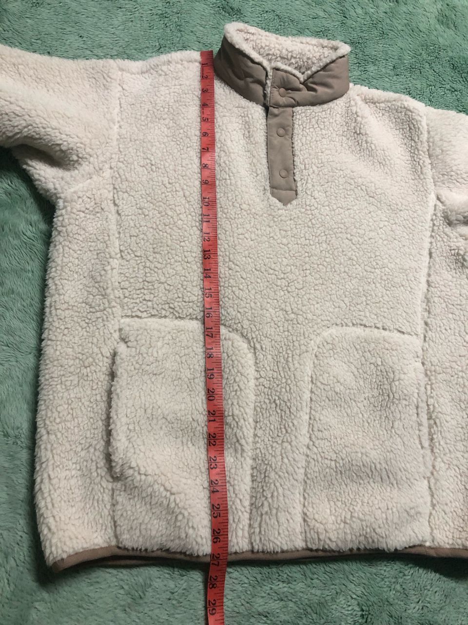 Uniqlo × White Mountaineering UNIQLO WHITE MOUNTAINEERING DEEP PILE FLEECE HALF BUTTON Size US M / EU 48-50 / 2 - 14 Thumbnail