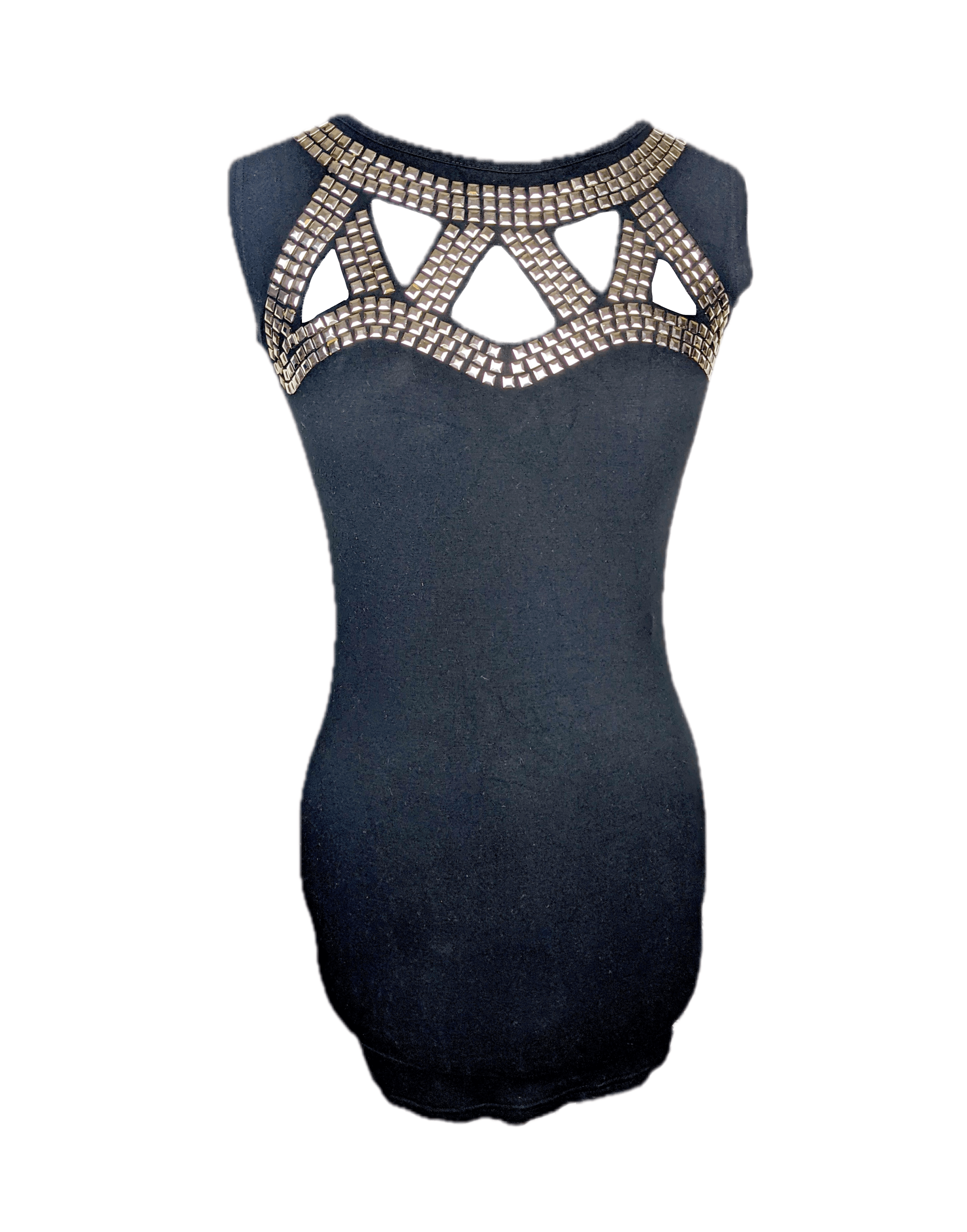 River Island River Island Studded Bodycon Mini Dress Size M / US 6-8 / IT 42-44 - 2 Thumbnail