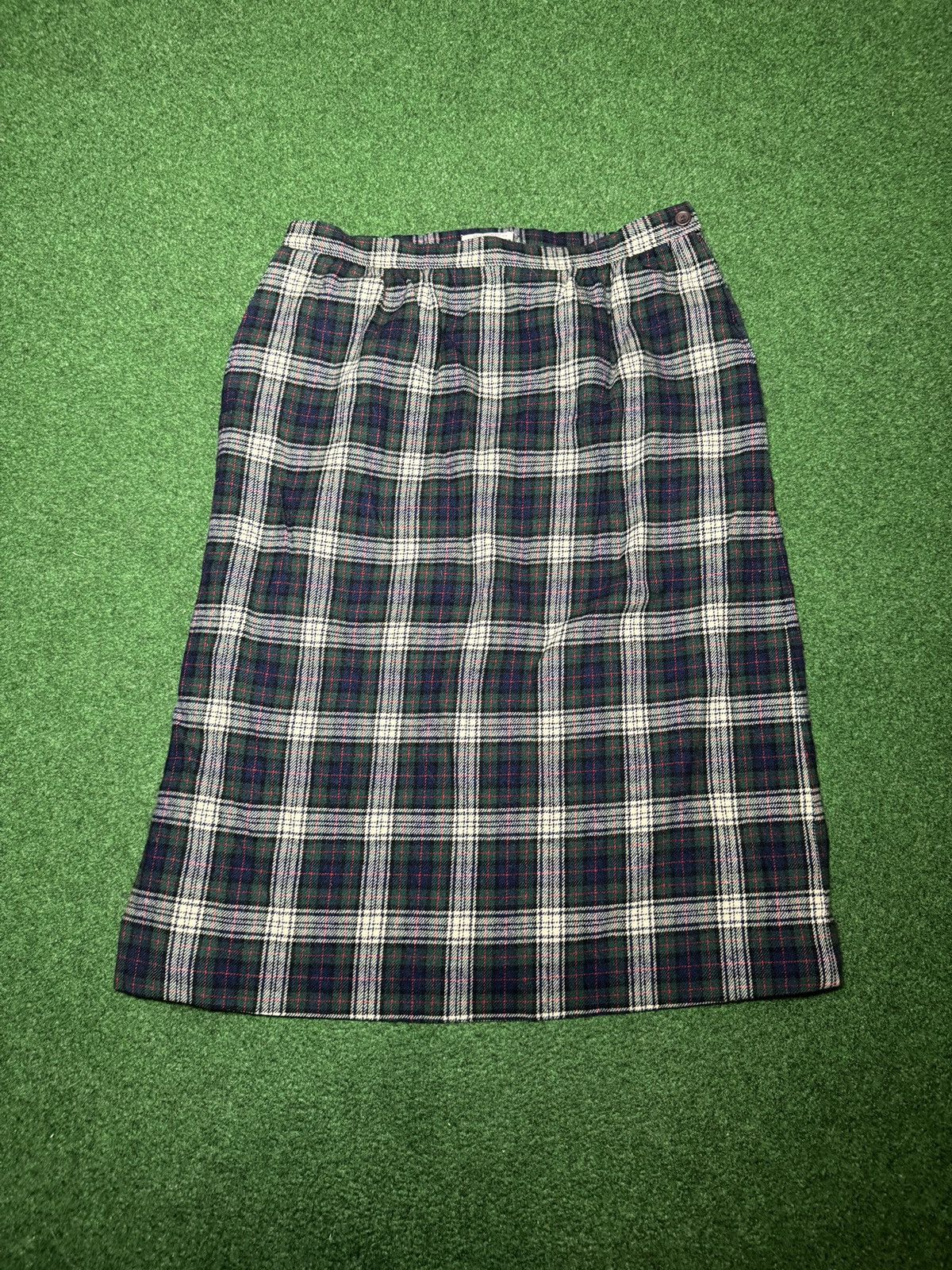 Pendleton Vintage Pendleton Plaid Wool Flannel Murray Tartan Skirt Size 36" / US 14 / IT 50 - 1 Thumbnail