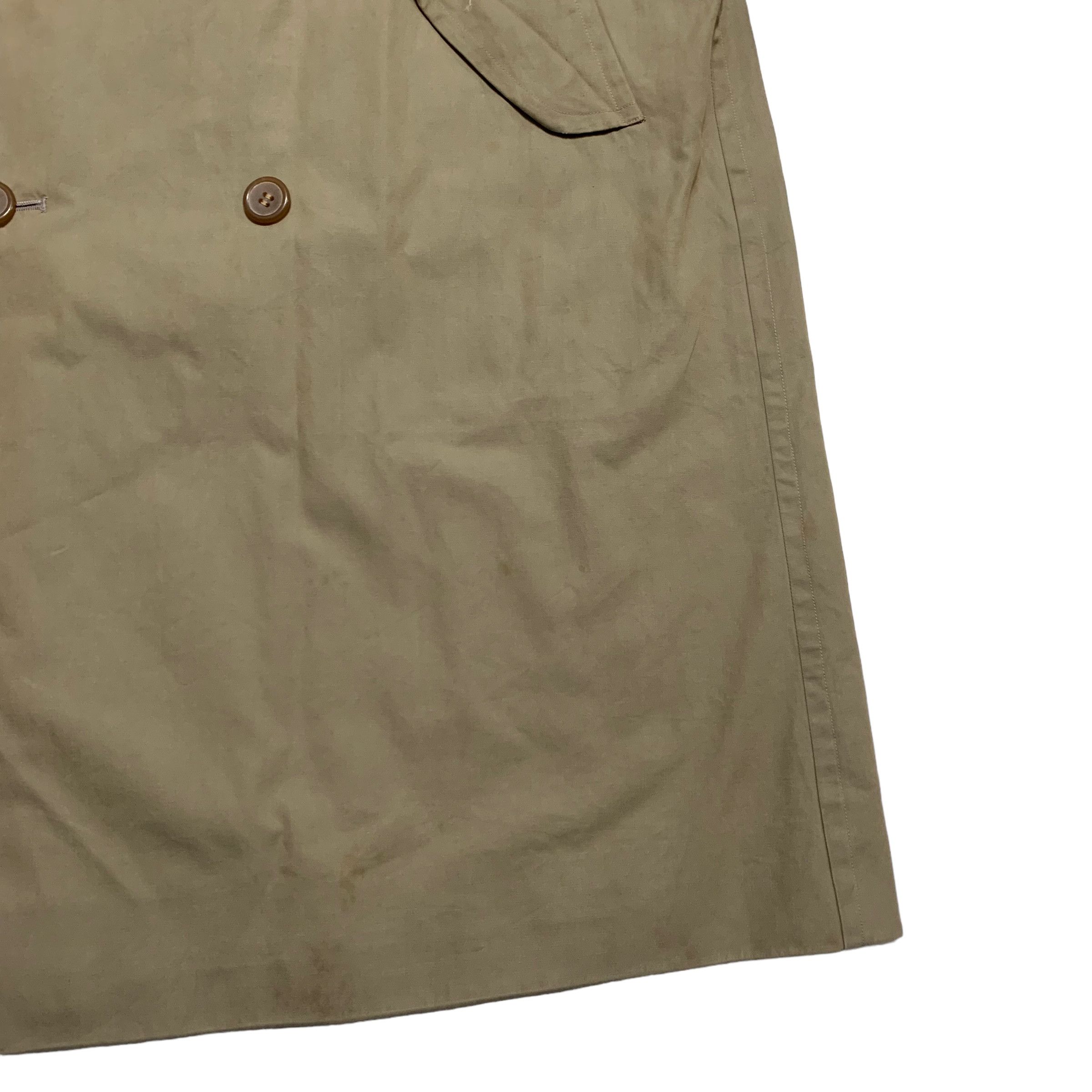 Burberry Vintage 70s Burberrys Double Breast Trench Coat Size US L / EU 52-54 / 3 - 4 Thumbnail