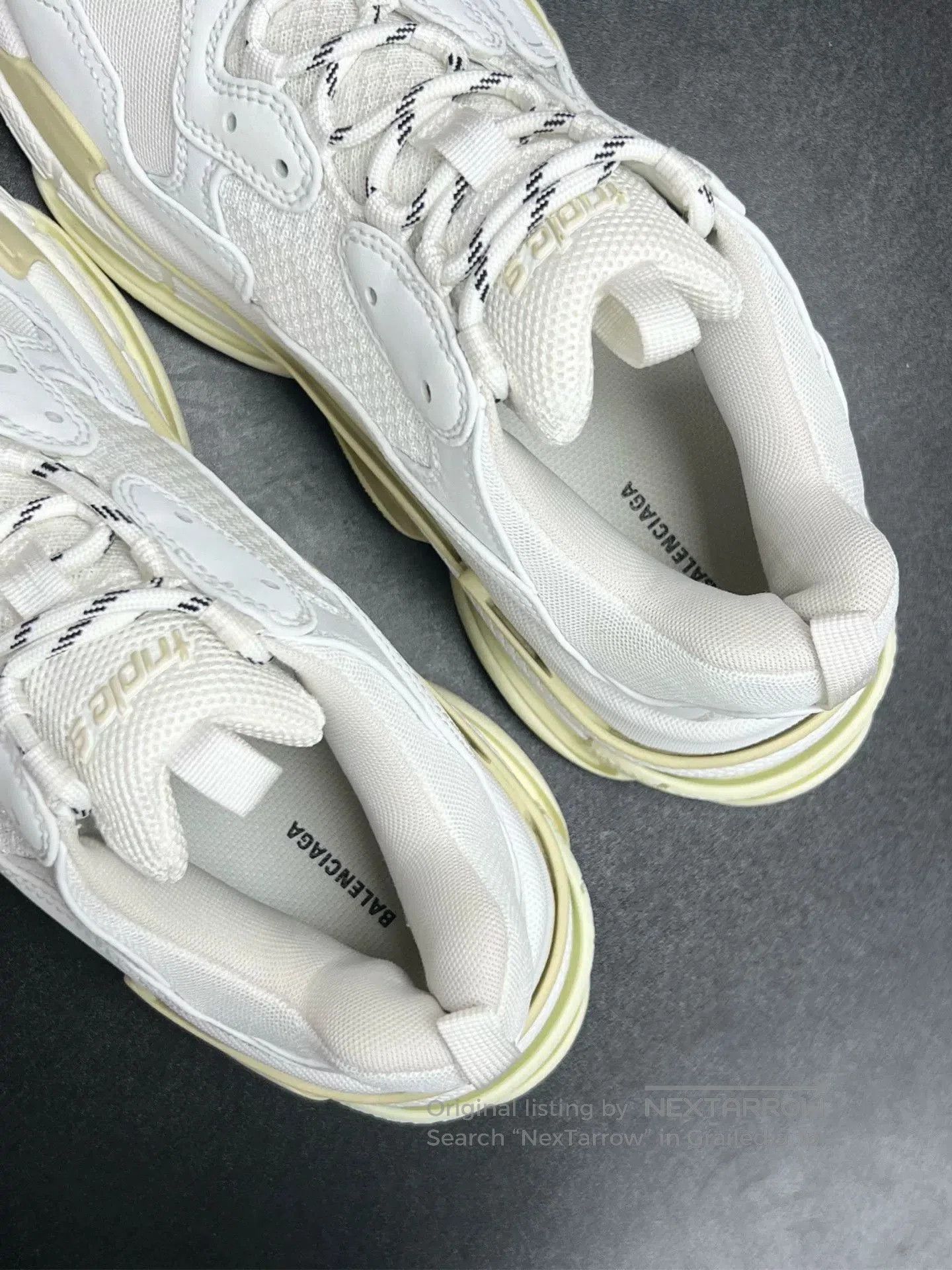 Balenciaga Balenciaga Triple S Sneakers in White and Brown. Size US 9 / EU 42 - 4 Thumbnail
