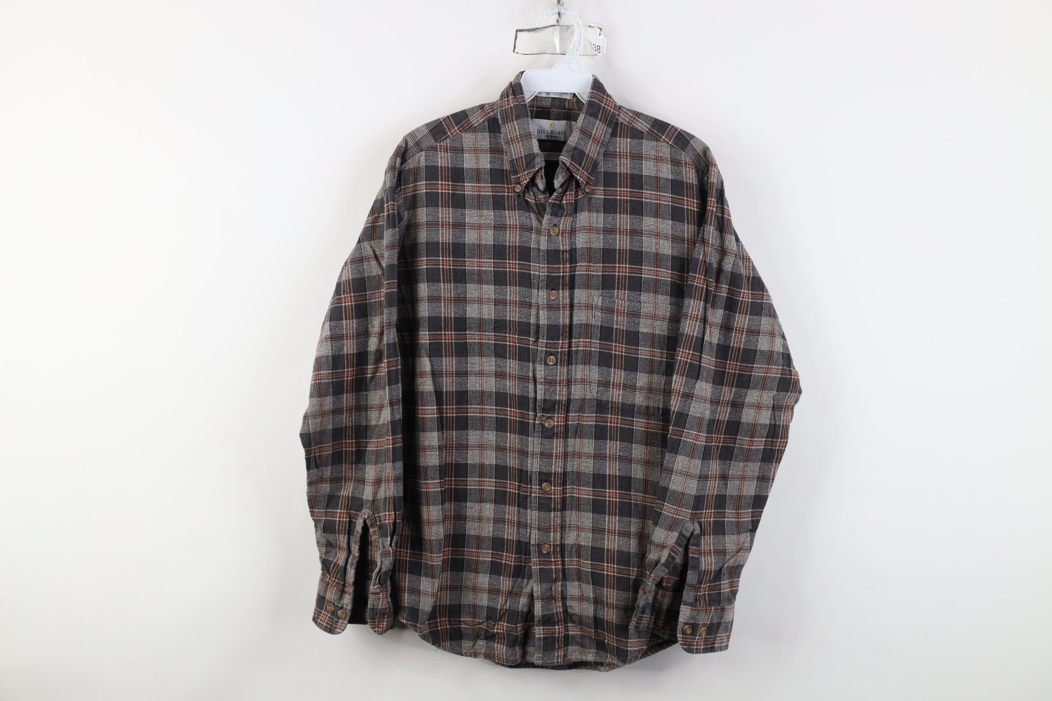 Vintage Vintage 90s Streetwear Collared Button Down Shirt Plaid Size US L / EU 52-54 / 3 - 1 Thumbnail